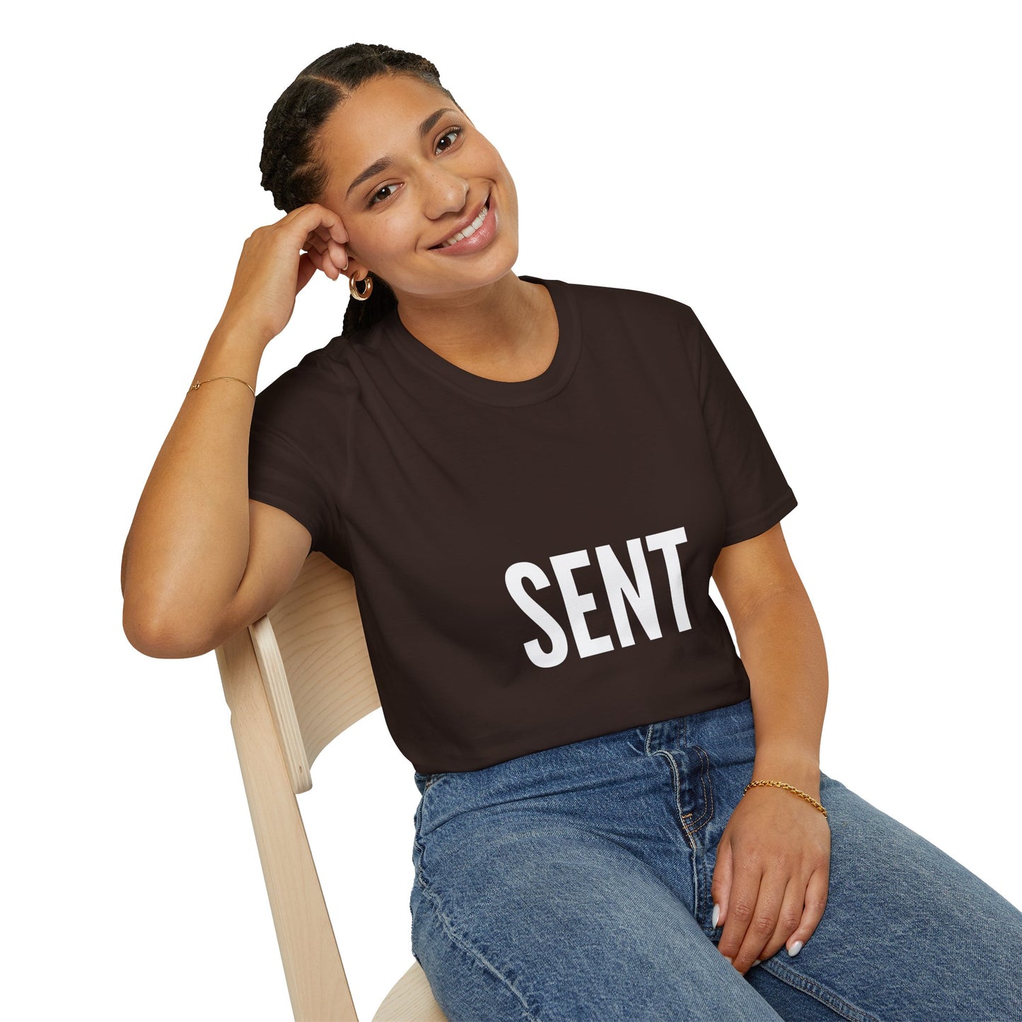 Sent - Unisex T-Shirt - Casual, Funny Gift, Minimalist Fashion, Birthday Present, Everyday Wear, Graphic Tee