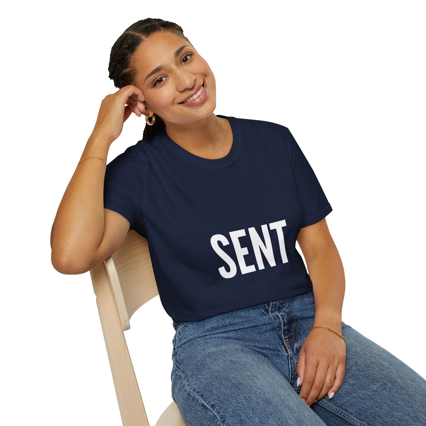 Sent - Unisex T-Shirt - Casual, Funny Gift, Minimalist Fashion, Birthday Present, Everyday Wear, Graphic Tee