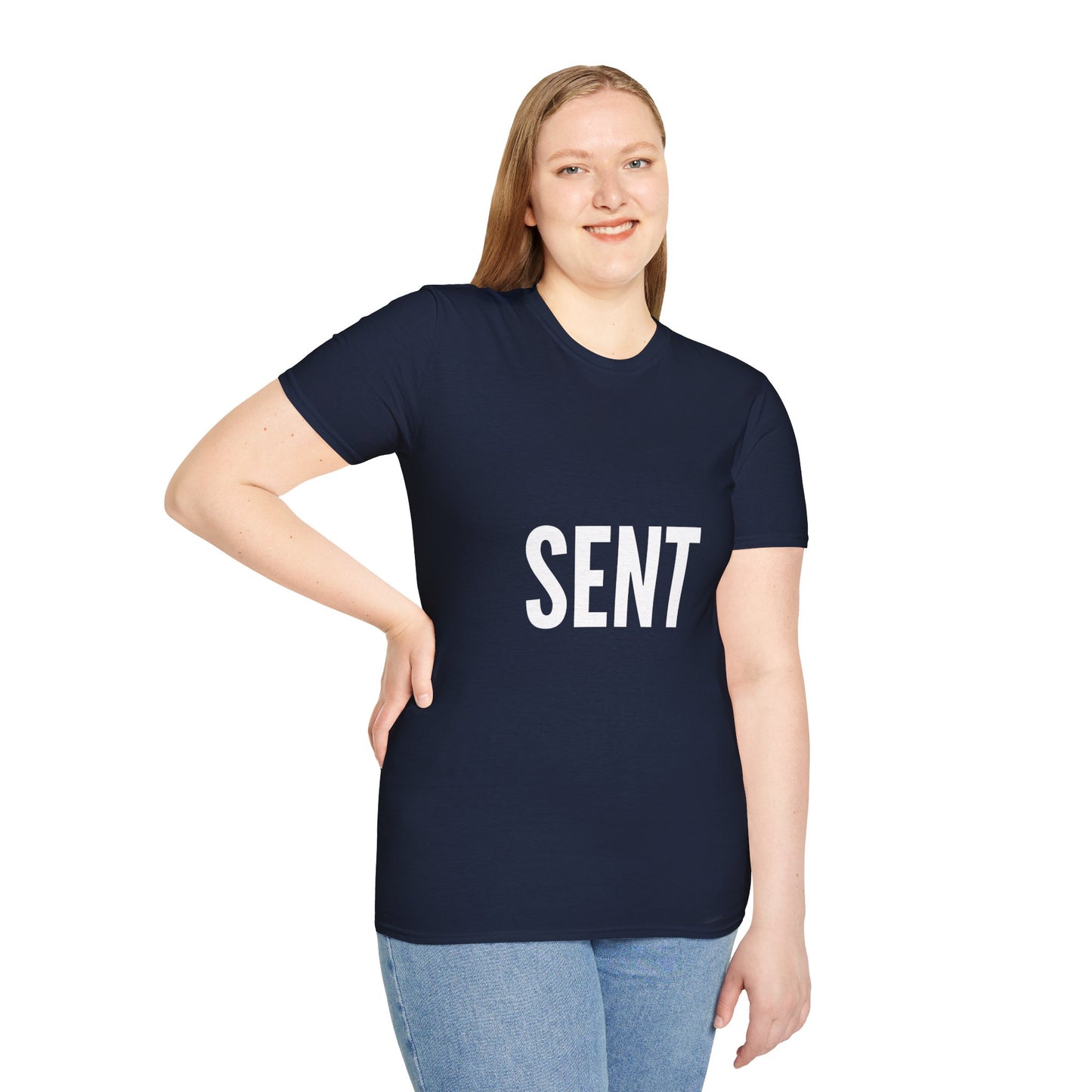 Sent - Unisex T-Shirt - Casual, Funny Gift, Minimalist Fashion, Birthday Present, Everyday Wear, Graphic Tee
