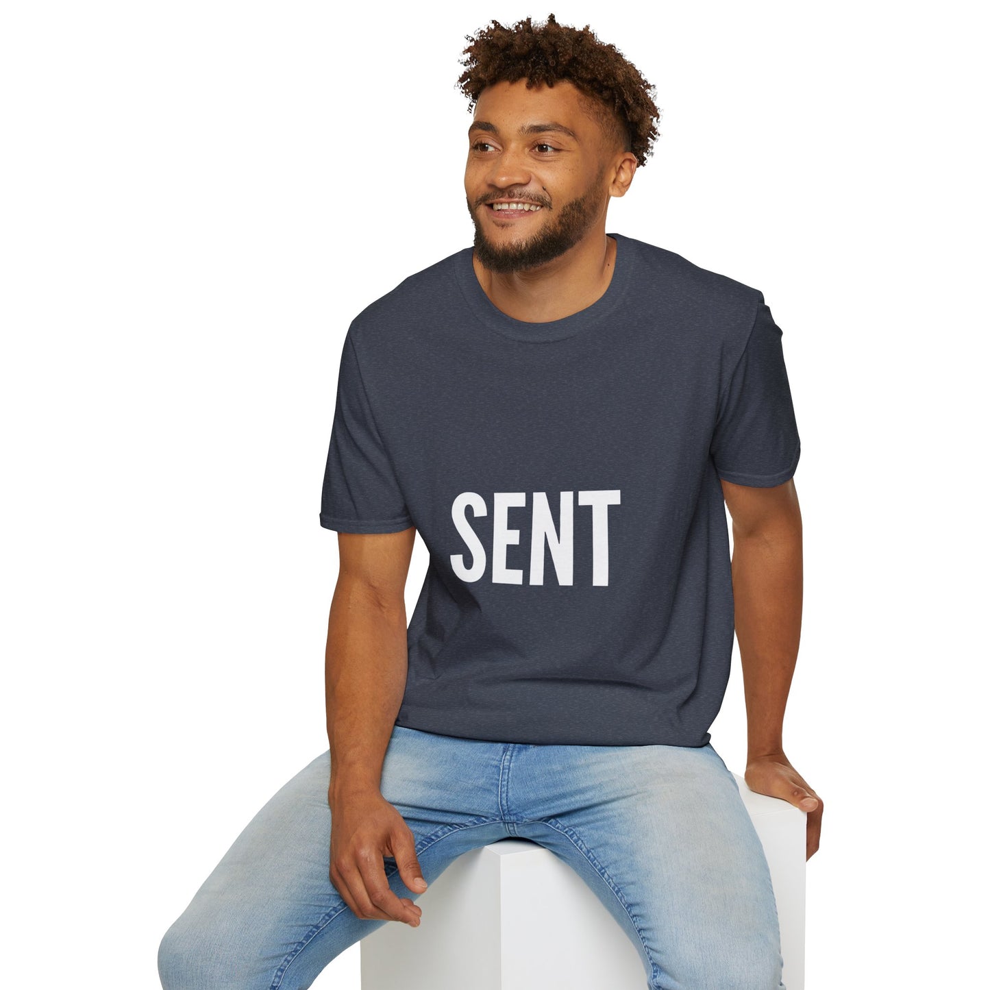 Sent - Unisex T-Shirt - Casual, Funny Gift, Minimalist Fashion, Birthday Present, Everyday Wear, Graphic Tee
