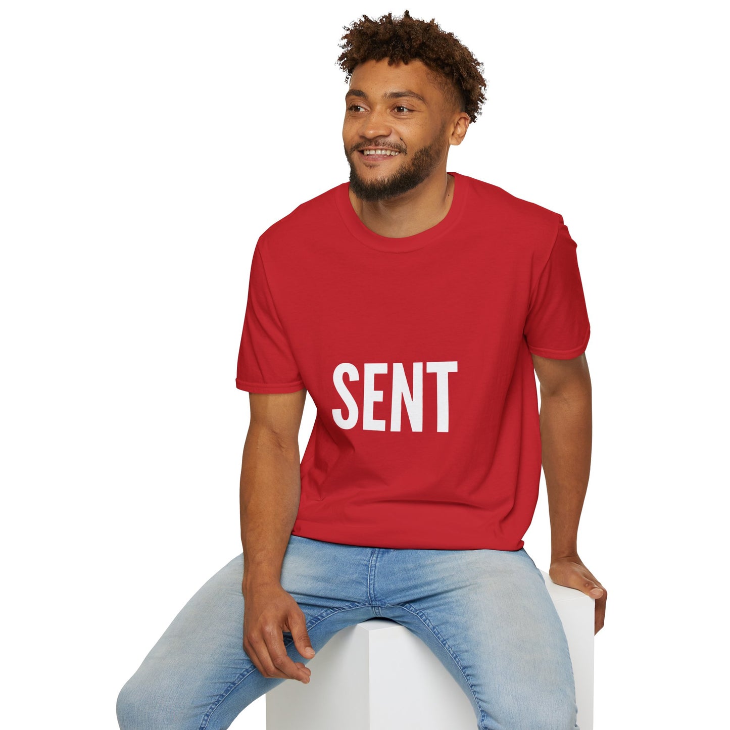 Sent - Unisex T-Shirt - Casual, Funny Gift, Minimalist Fashion, Birthday Present, Everyday Wear, Graphic Tee