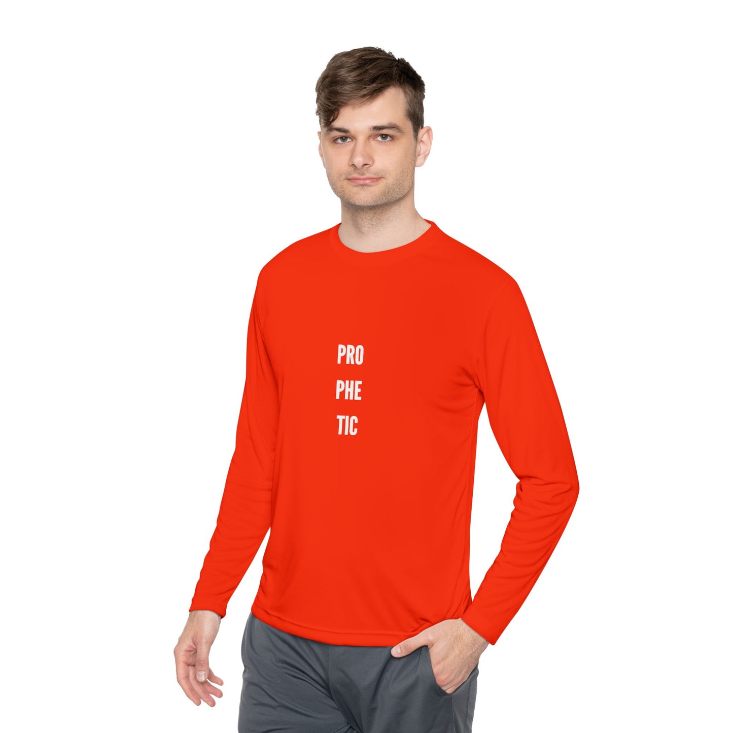 Prophetic- Unisex Lightweight Long Sleeve Tee - Protective Vibes, Casual Wear, Gift for Him & Her, Perfect for Every Season, Eco-friendly Fashion