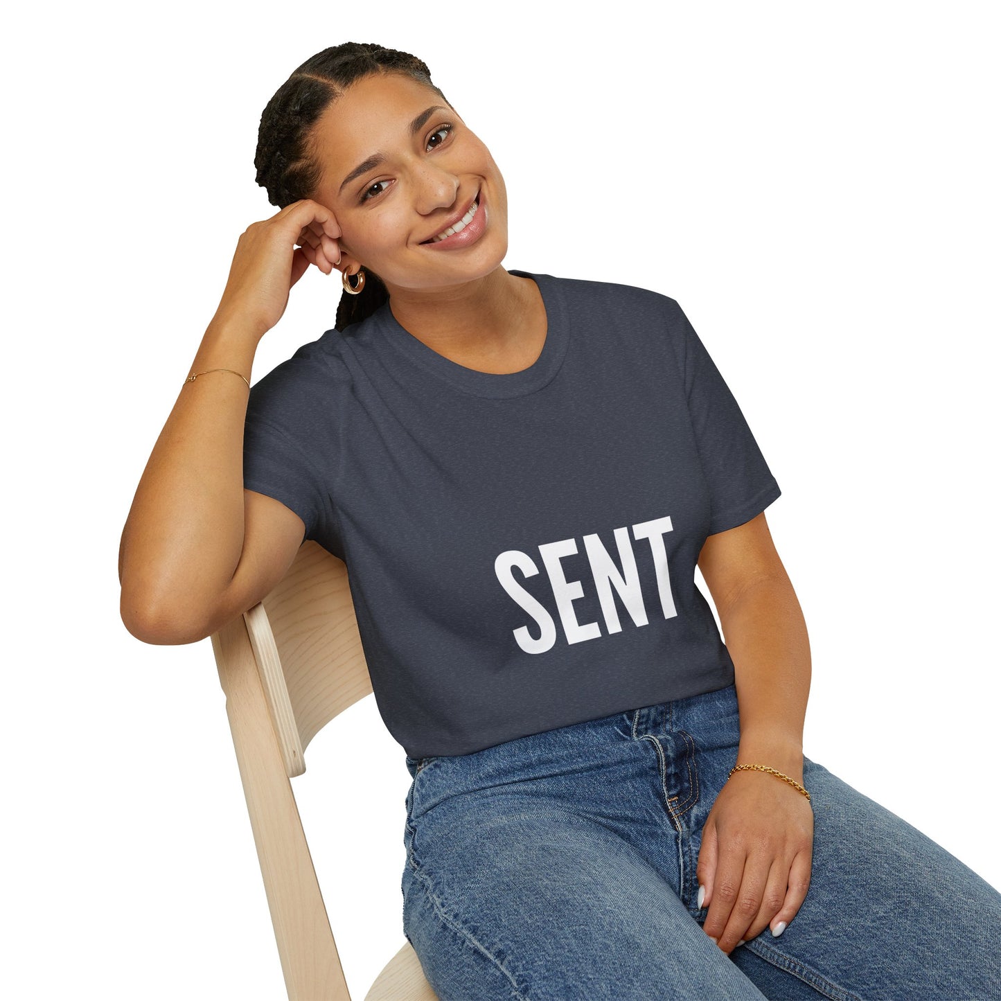 Sent - Unisex T-Shirt - Casual, Funny Gift, Minimalist Fashion, Birthday Present, Everyday Wear, Graphic Tee