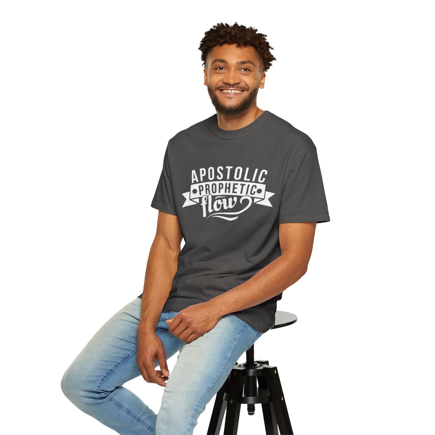 Unisex Spiritual T-Shirt, Apostolic Prophetic Flow Tee, Casual Faith-Based Shirt, Gift for Church Events, Unique Christian Apparel