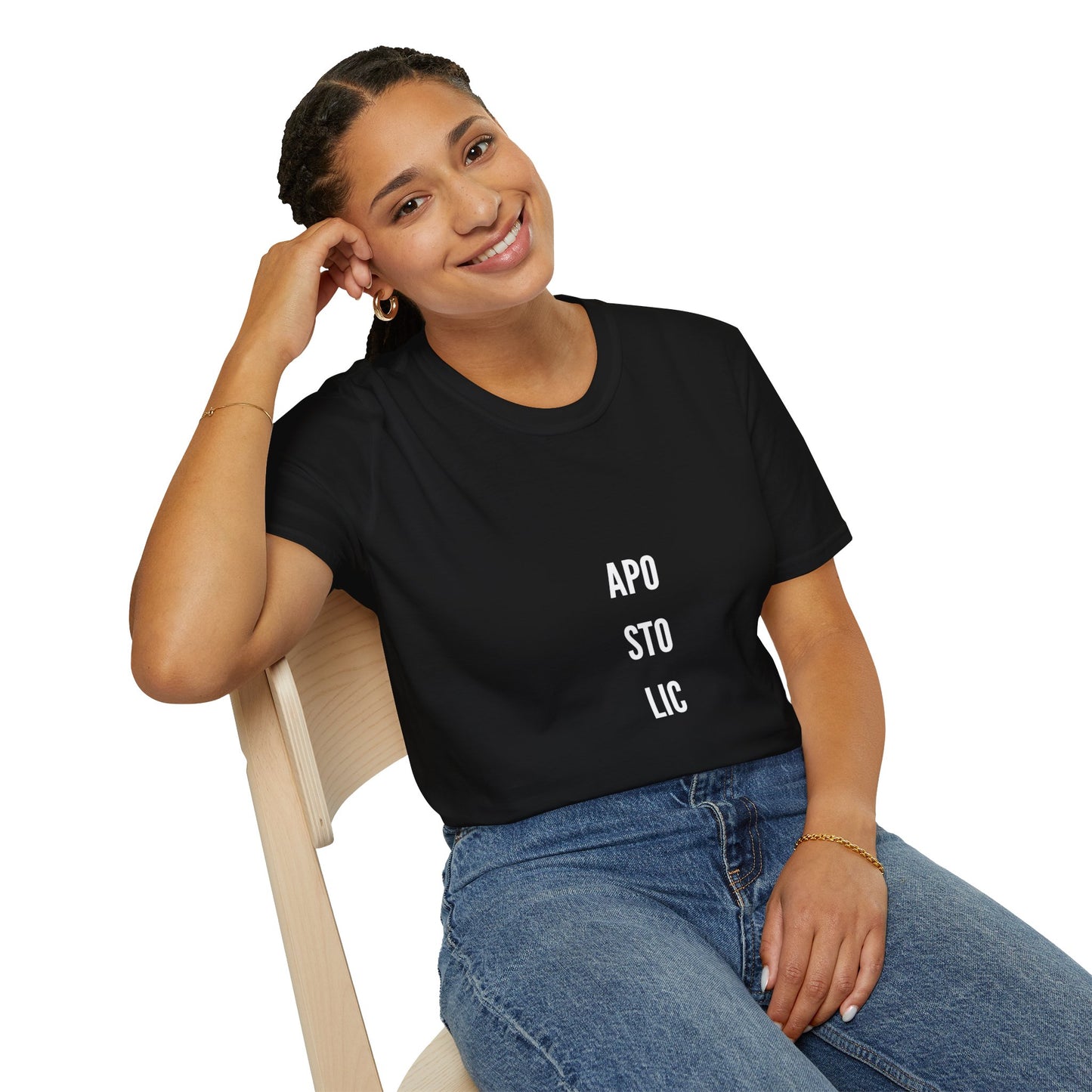 Unisex Statement T-Shirt: Apostolic Vibes, Casual Wear, Gift for Teens, Church Events, Everyday Comfort
