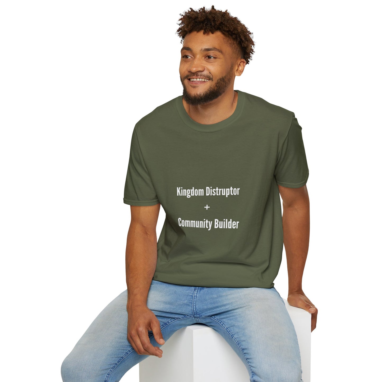 Kingdom Disruptor, Community Builder Tee - Empowering Unisex T-Shirt, Motivational Shirt, Gift for Activists, Everyday Wear