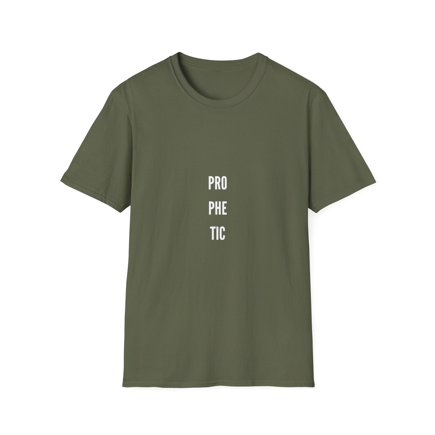 Unisex Graphic Tee - 'PROPHETIC', Softstyle T-shirt for Trendsetters, Gift for Birthdays, Casual Wear, Spiritual Apparel