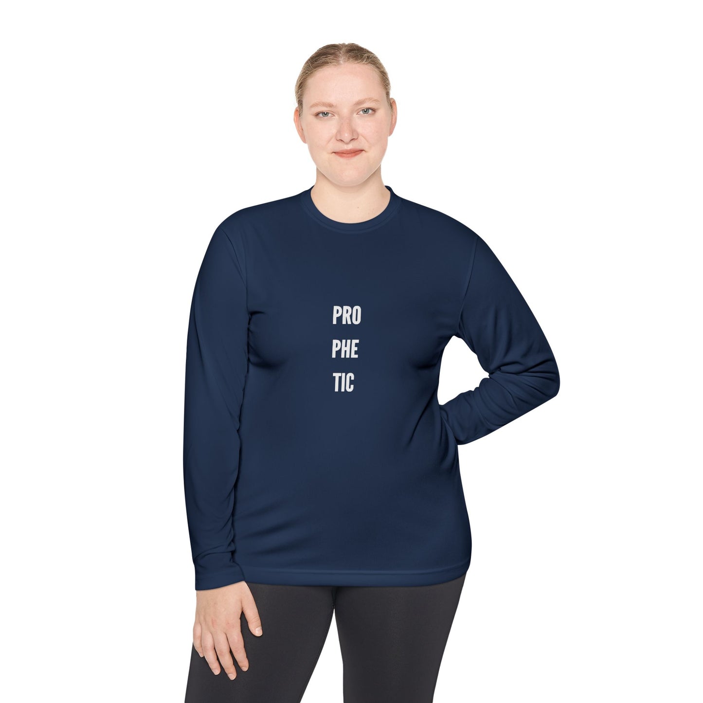 Prophetic- Unisex Lightweight Long Sleeve Tee - Protective Vibes, Casual Wear, Gift for Him & Her, Perfect for Every Season, Eco-friendly Fashion