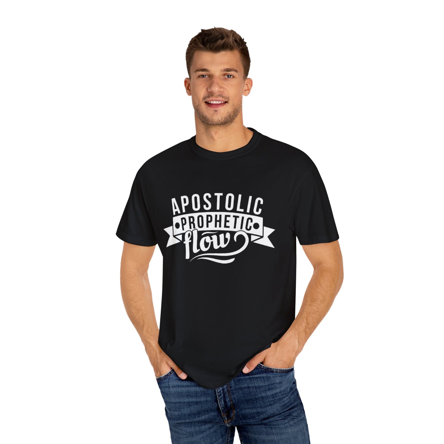 Unisex Spiritual T-Shirt, Apostolic Prophetic Flow Tee, Casual Faith-Based Shirt, Gift for Church Events, Unique Christian Apparel