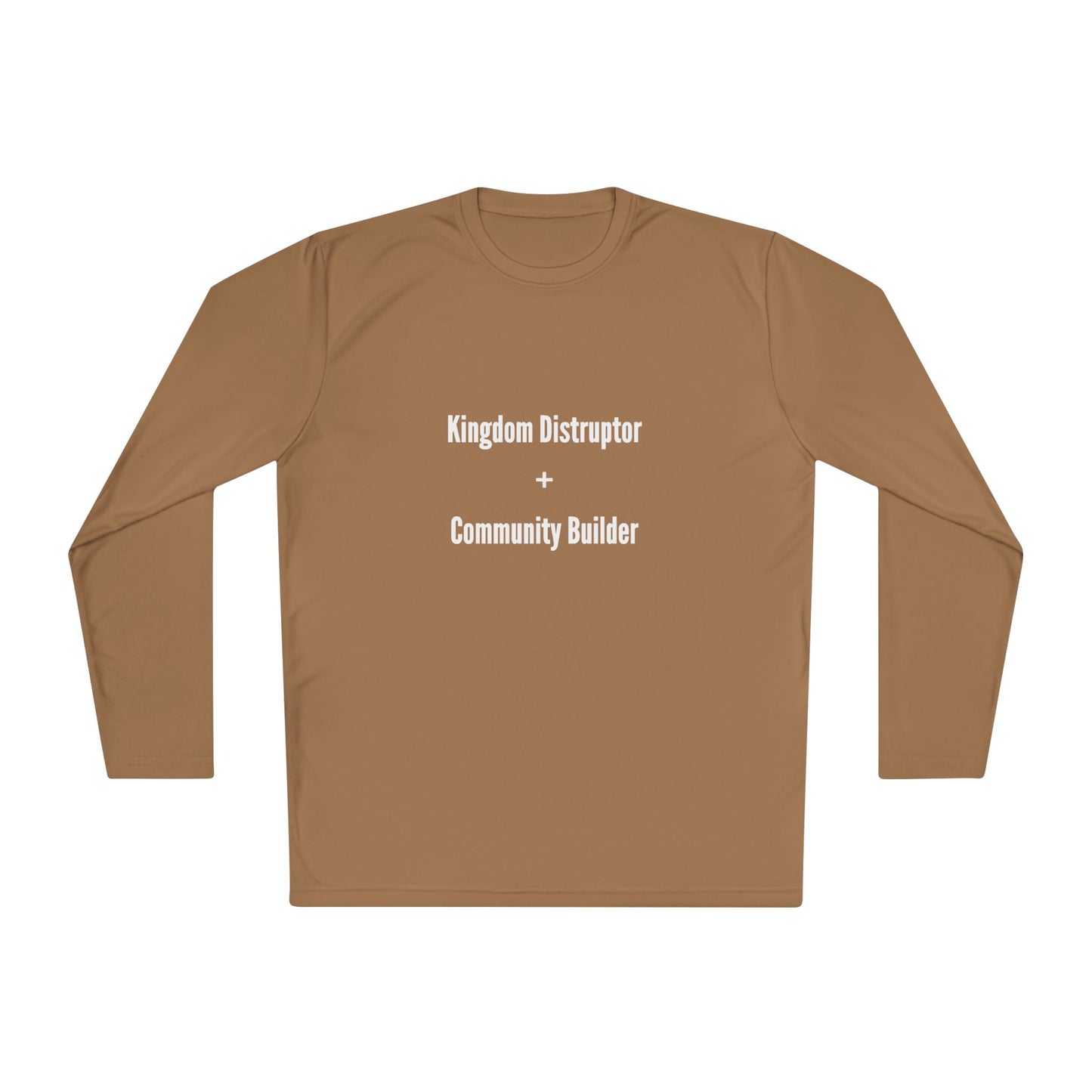 Kingdom Disruptor - Unisex Lightweight Long Sleeve Tee - Perfect for Casual Outings, Gift for Holidays, Outdoor Activities, Everyday Comfort, Layering Essential
