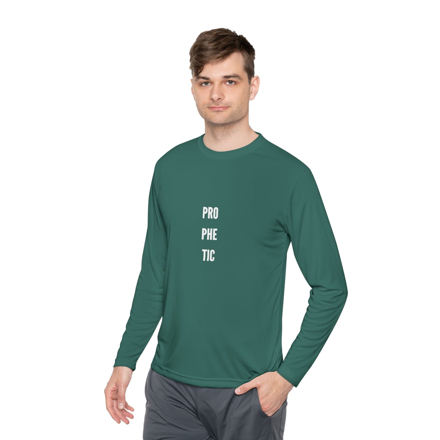 Prophetic- Unisex Lightweight Long Sleeve Tee - Protective Vibes, Casual Wear, Gift for Him & Her, Perfect for Every Season, Eco-friendly Fashion