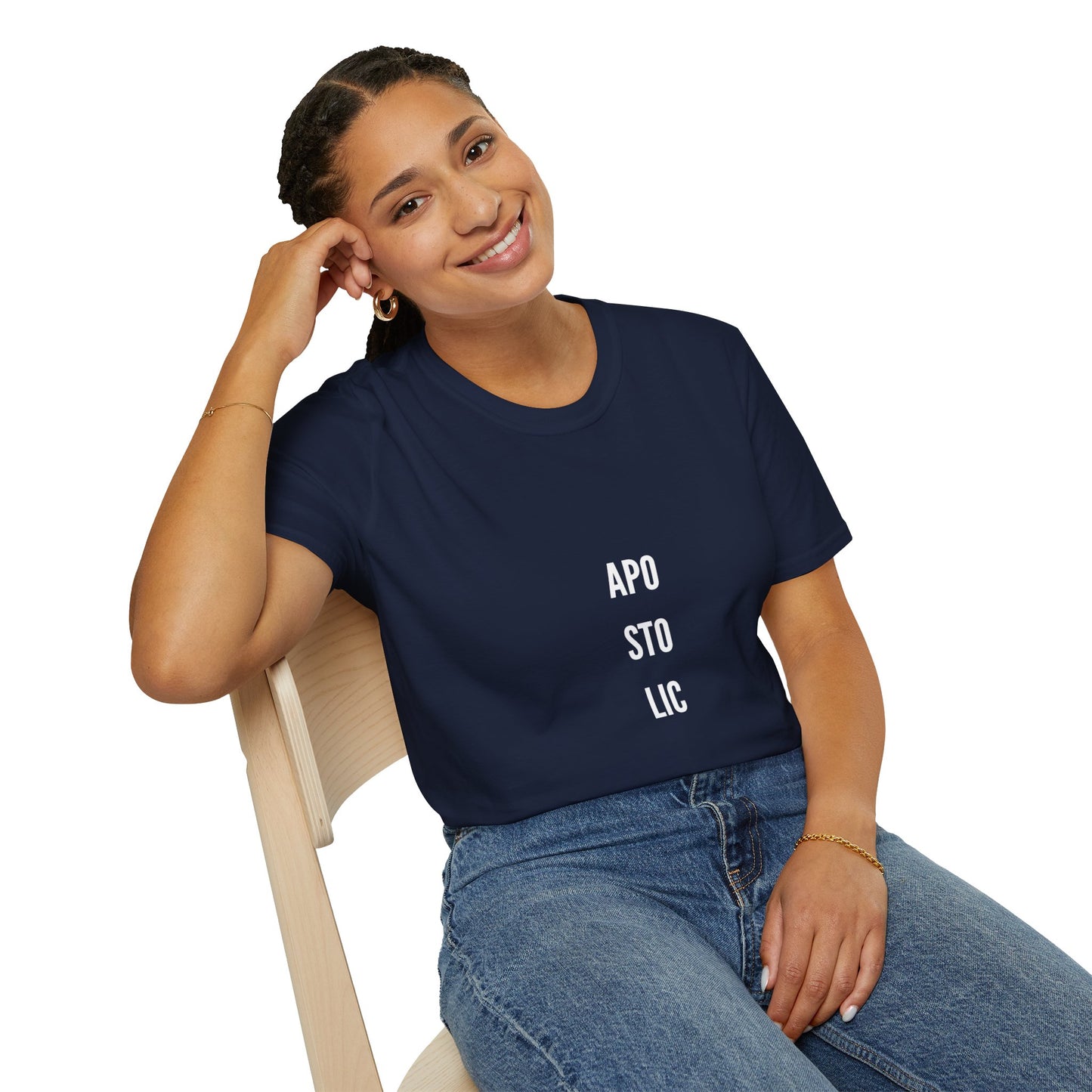 Unisex Statement T-Shirt: Apostolic Vibes, Casual Wear, Gift for Teens, Church Events, Everyday Comfort