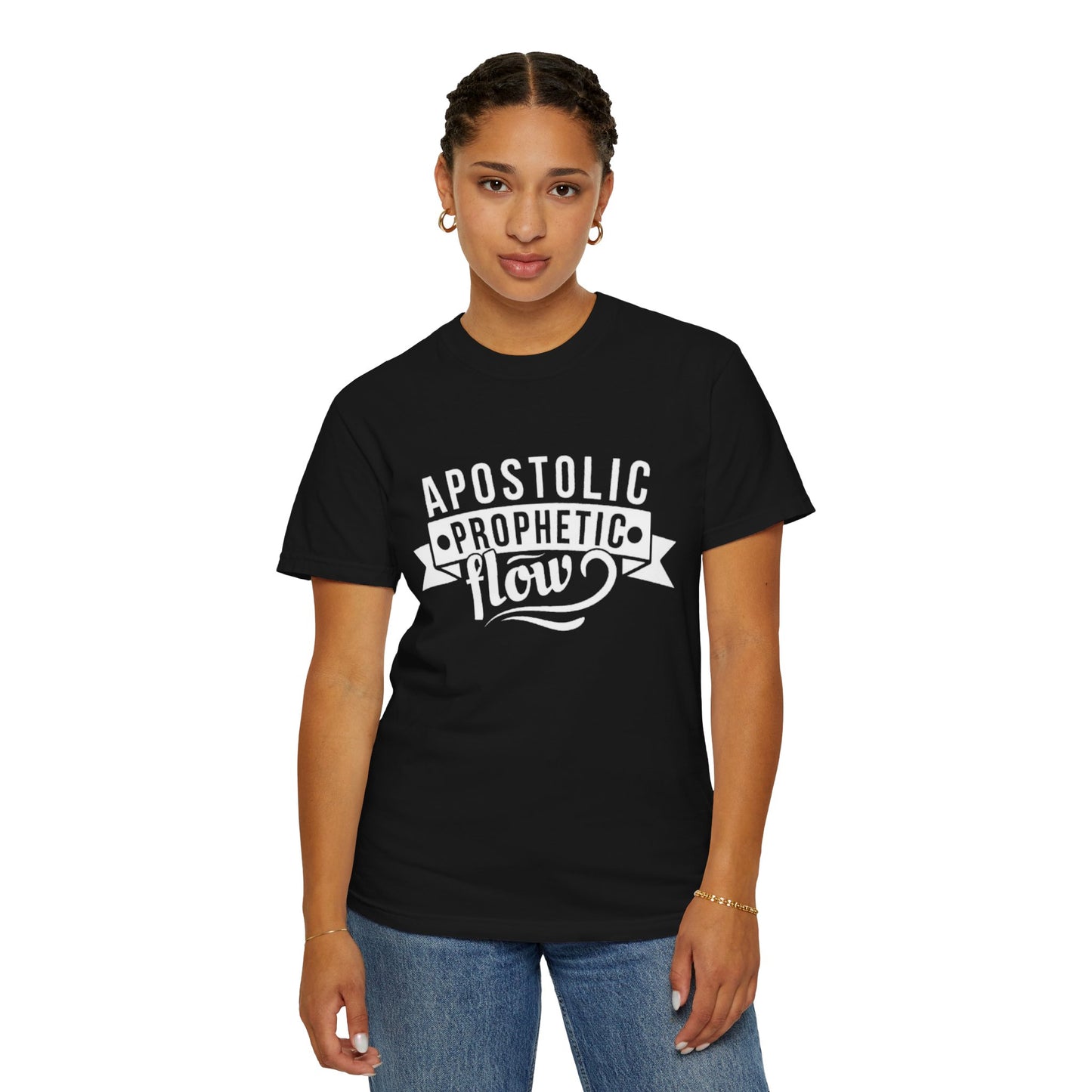 Unisex Spiritual T-Shirt, Apostolic Prophetic Flow Tee, Casual Faith-Based Shirt, Gift for Church Events, Unique Christian Apparel