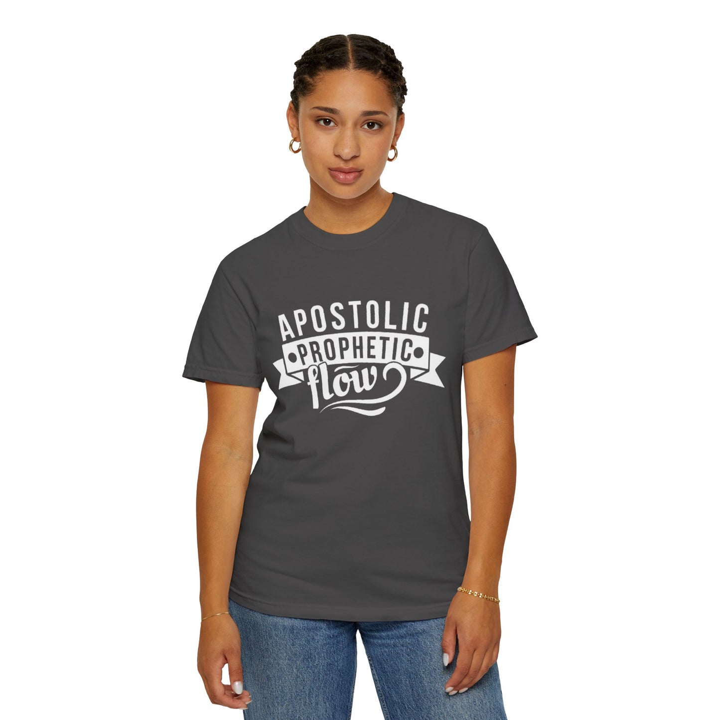 Unisex Spiritual T-Shirt, Apostolic Prophetic Flow Tee, Casual Faith-Based Shirt, Gift for Church Events, Unique Christian Apparel