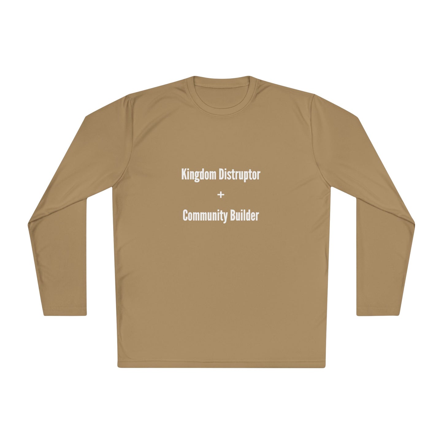 Kingdom Disruptor - Unisex Lightweight Long Sleeve Tee - Perfect for Casual Outings, Gift for Holidays, Outdoor Activities, Everyday Comfort, Layering Essential