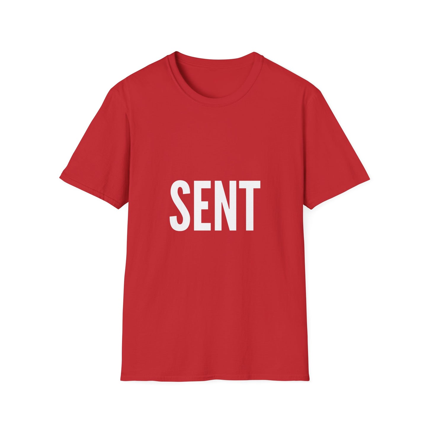 Sent - Unisex T-Shirt - Casual, Funny Gift, Minimalist Fashion, Birthday Present, Everyday Wear, Graphic Tee