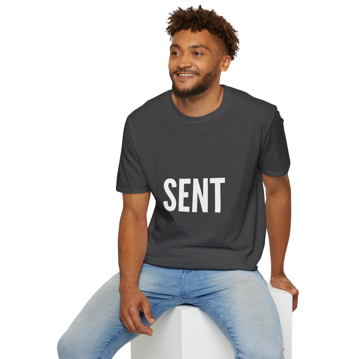 Sent - Unisex T-Shirt - Casual, Funny Gift, Minimalist Fashion, Birthday Present, Everyday Wear, Graphic Tee