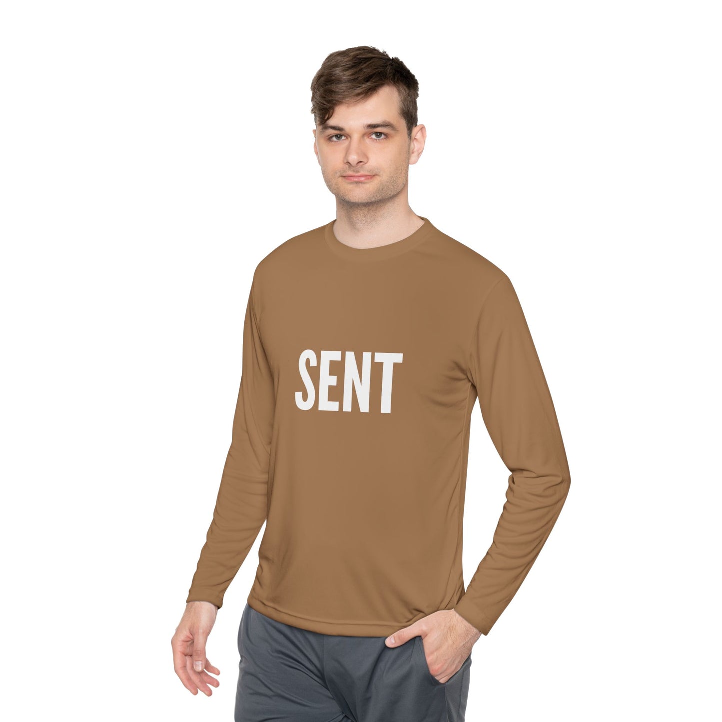 Sent Unisex Lightweight Long Sleeve Tee | Casual Wear for Everyday, Gift for Him/Her, Spring/Fall Fashion, Comfy Weekend Attire