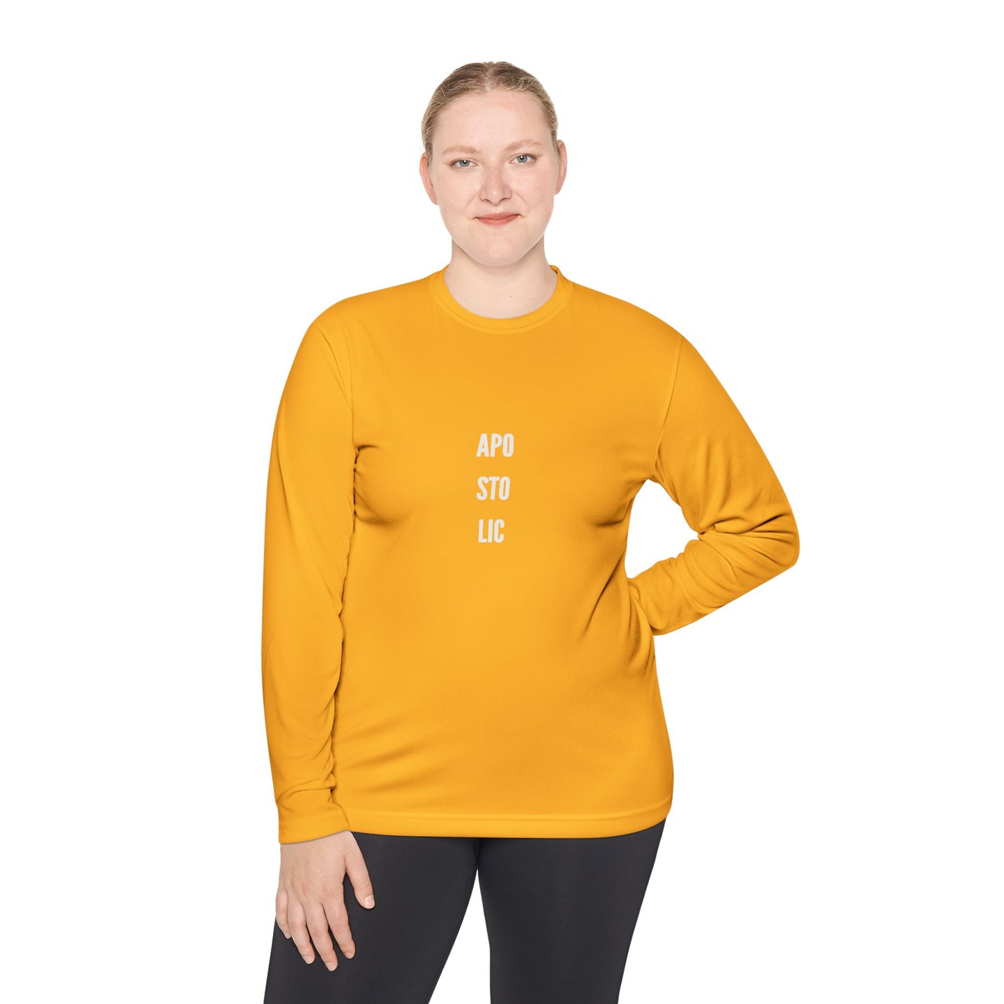 Unisex Lightweight Long Sleeve Tee with Trendy Text, Casual Top, Everyday Wear, Gift for Friends, Perfect for Layering