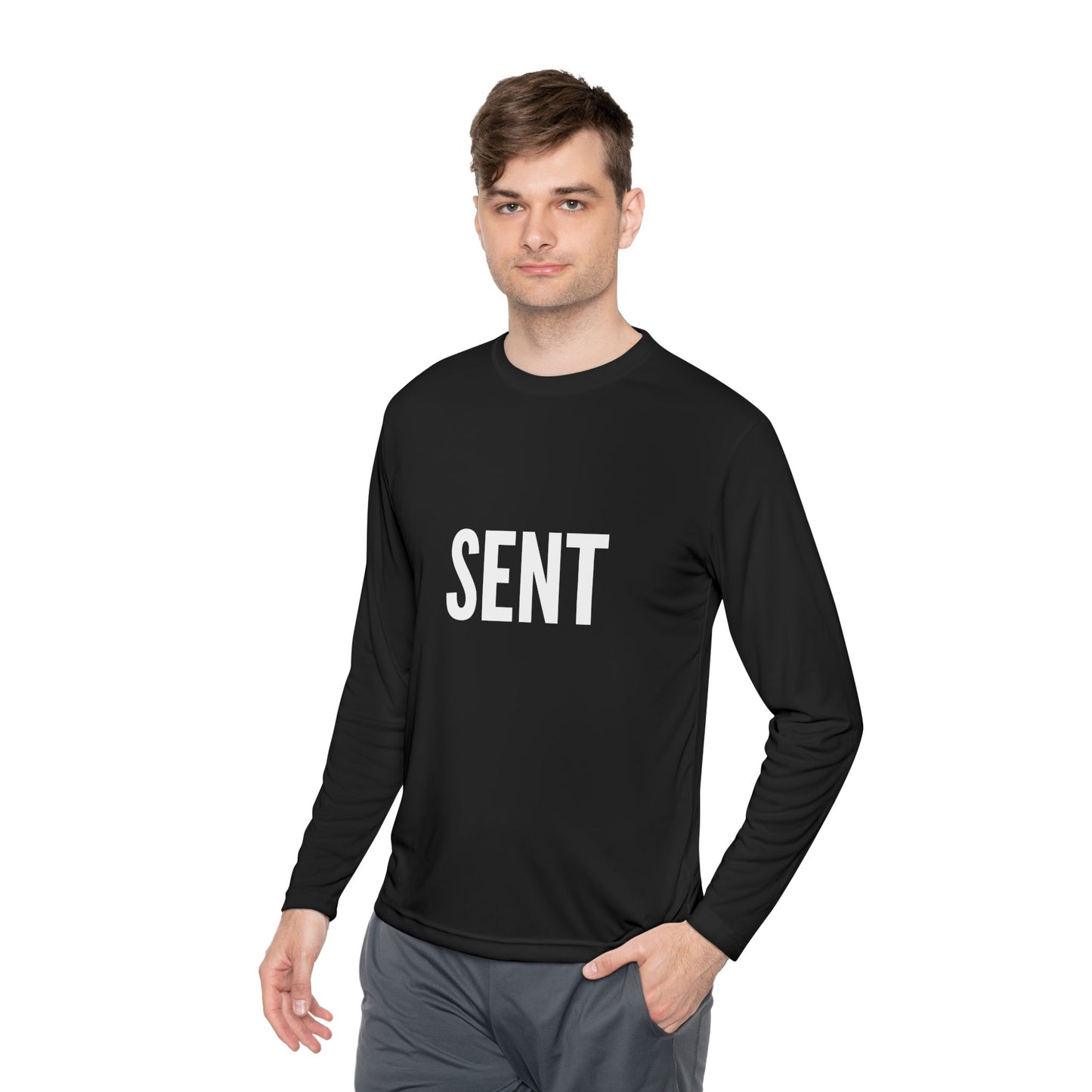 Sent Unisex Lightweight Long Sleeve Tee | Casual Wear for Everyday, Gift for Him/Her, Spring/Fall Fashion, Comfy Weekend Attire