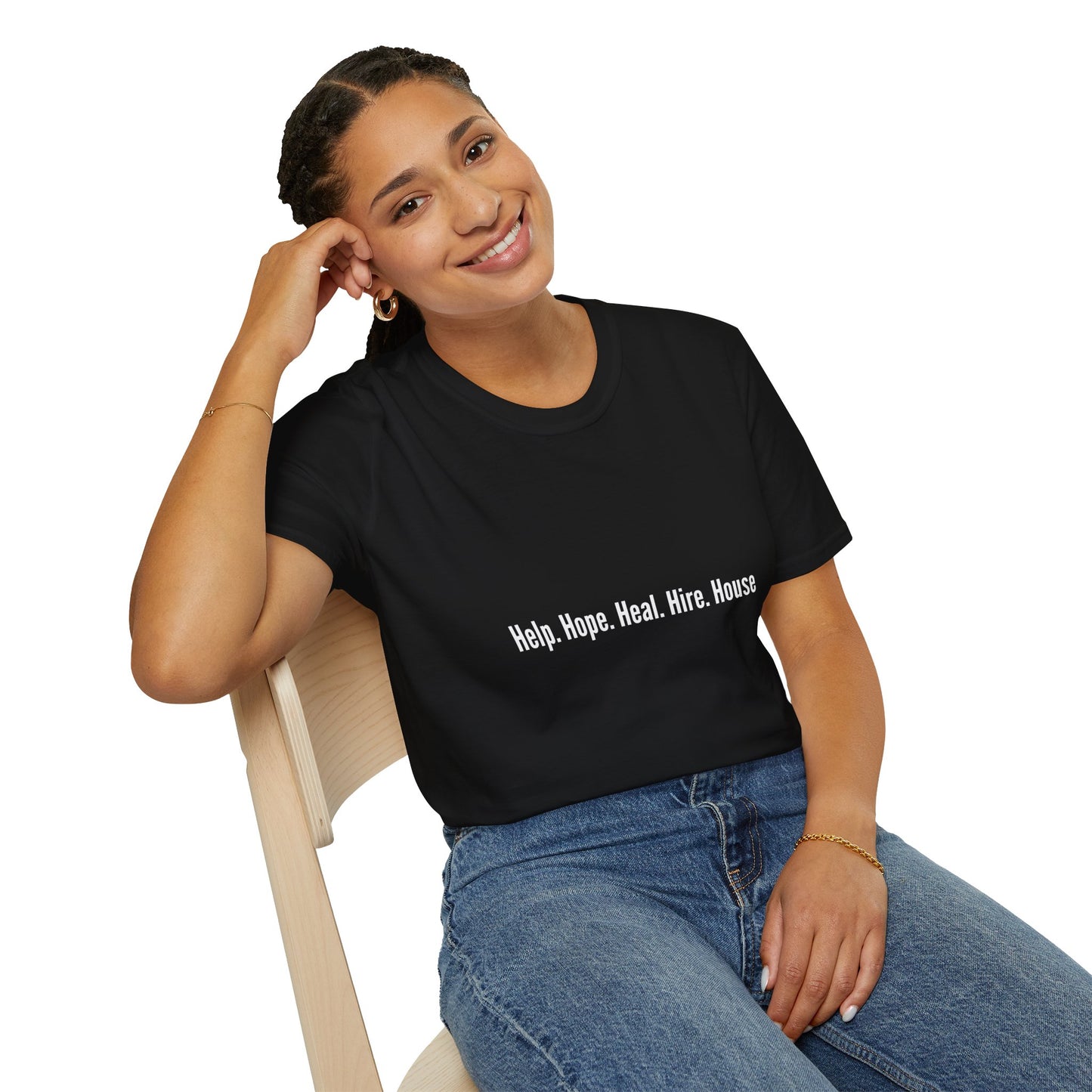 Empowering Message T-Shirt, Motivational Tee, Casual Wear, Gift for Advocates, Everyday Comfortwear