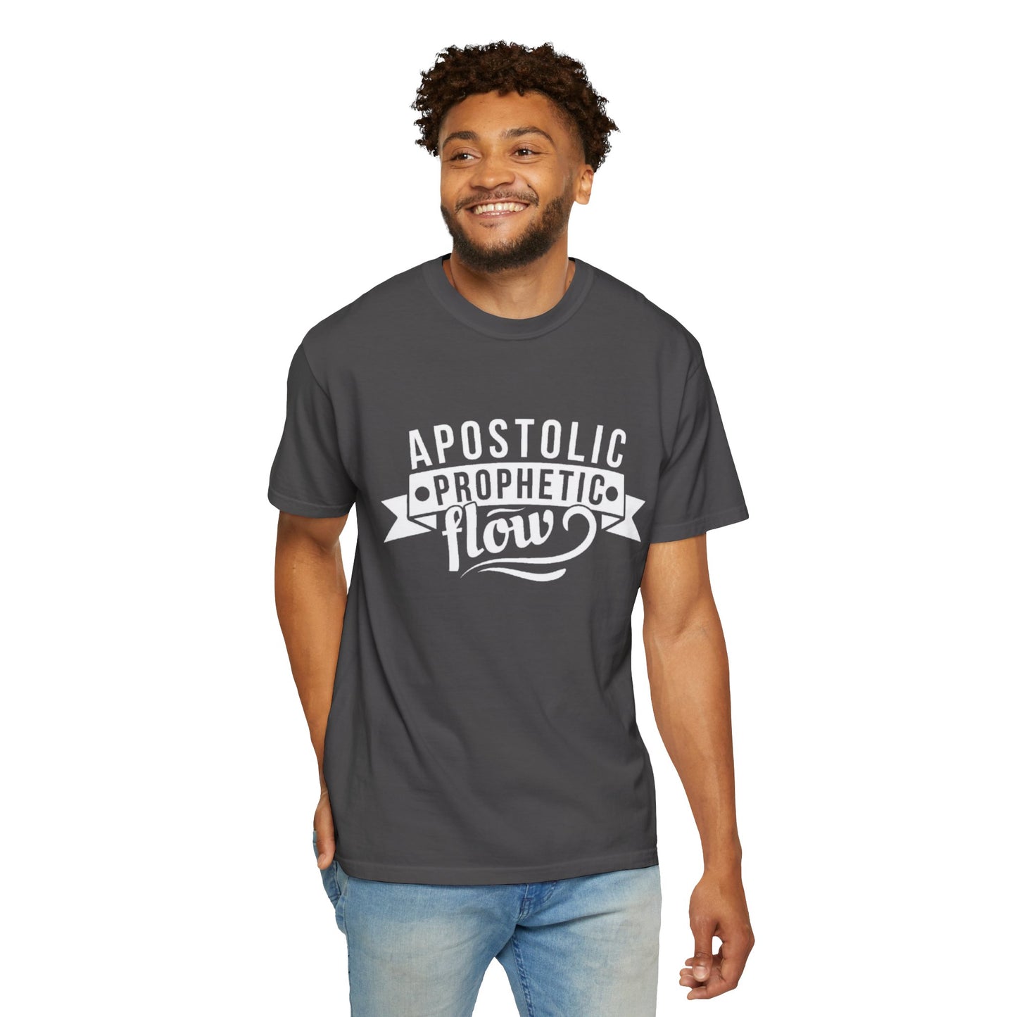 Unisex Spiritual T-Shirt, Apostolic Prophetic Flow Tee, Casual Faith-Based Shirt, Gift for Church Events, Unique Christian Apparel