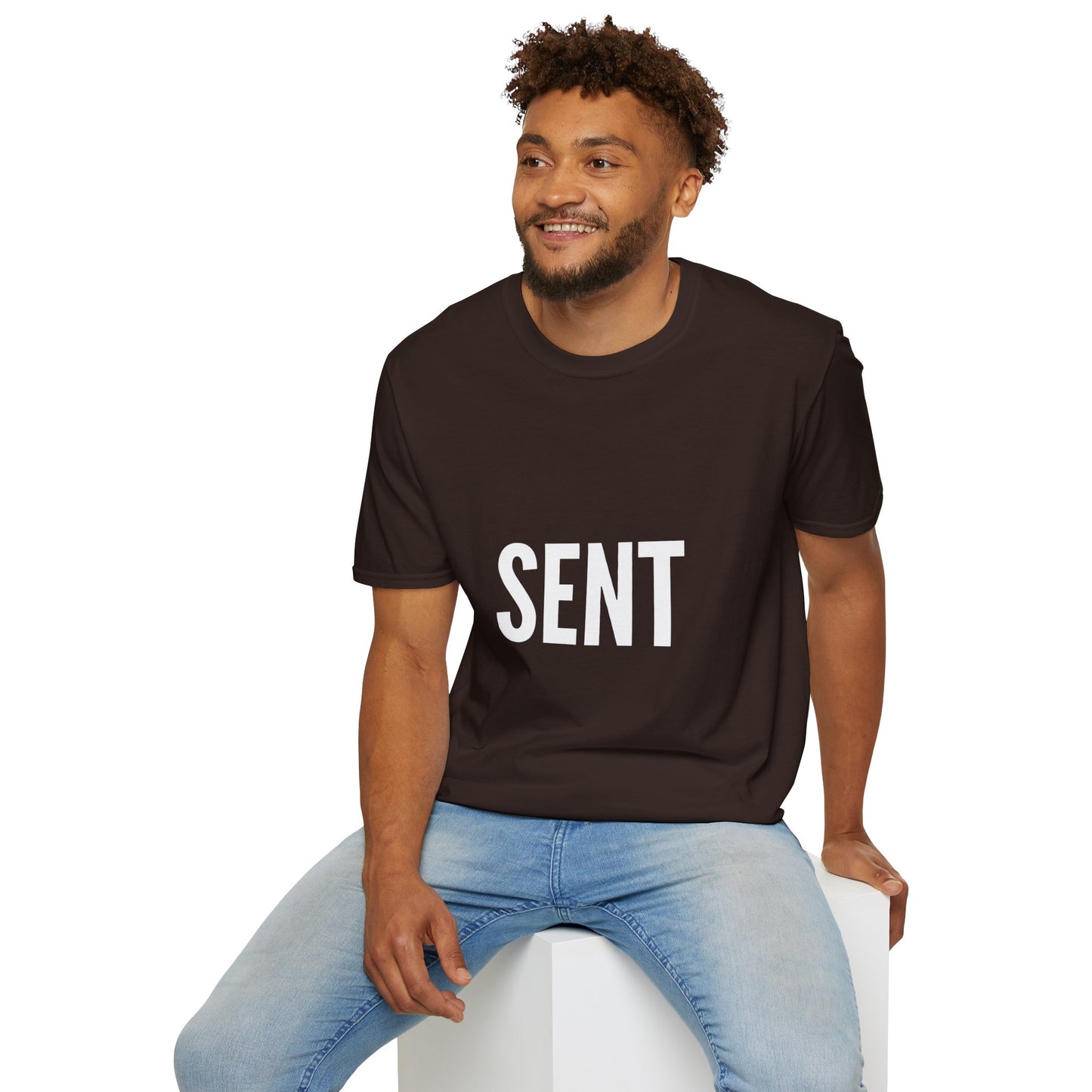 Sent - Unisex T-Shirt - Casual, Funny Gift, Minimalist Fashion, Birthday Present, Everyday Wear, Graphic Tee