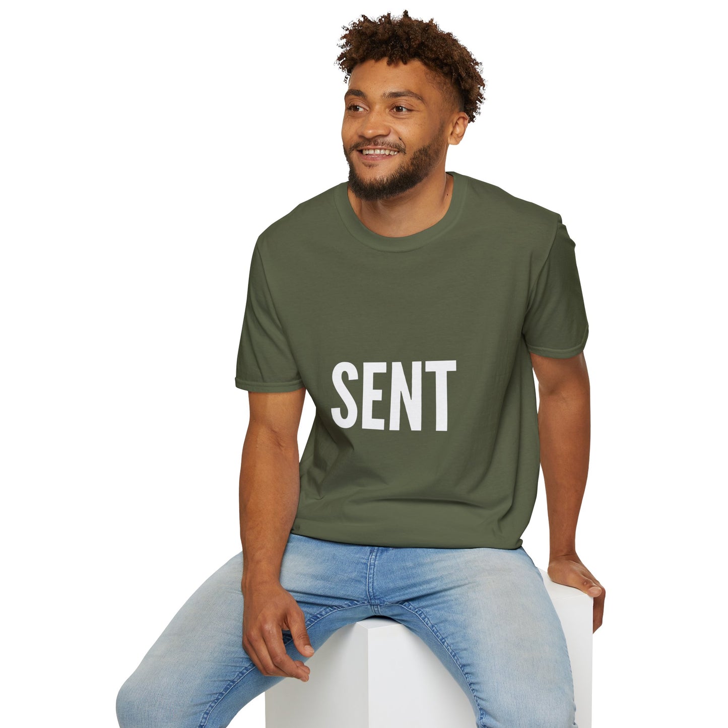 Sent - Unisex T-Shirt - Casual, Funny Gift, Minimalist Fashion, Birthday Present, Everyday Wear, Graphic Tee