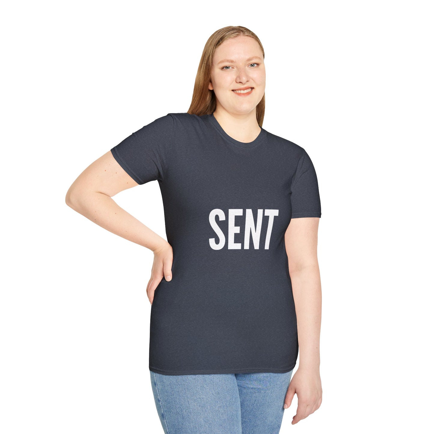 Sent - Unisex T-Shirt - Casual, Funny Gift, Minimalist Fashion, Birthday Present, Everyday Wear, Graphic Tee