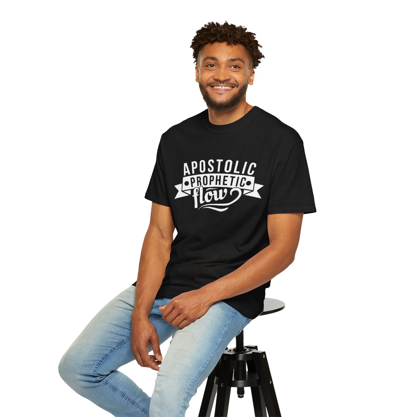 Unisex Spiritual T-Shirt, Apostolic Prophetic Flow Tee, Casual Faith-Based Shirt, Gift for Church Events, Unique Christian Apparel