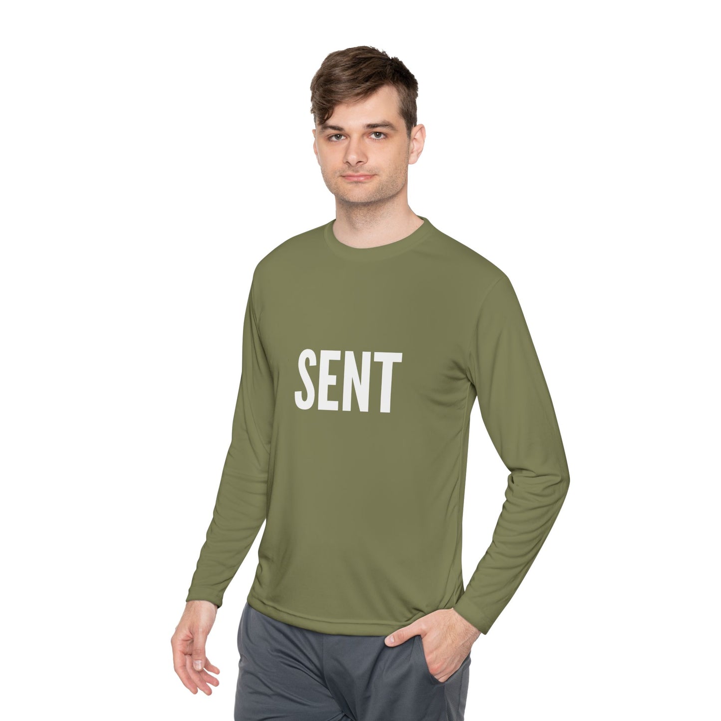 Sent Unisex Lightweight Long Sleeve Tee | Casual Wear for Everyday, Gift for Him/Her, Spring/Fall Fashion, Comfy Weekend Attire