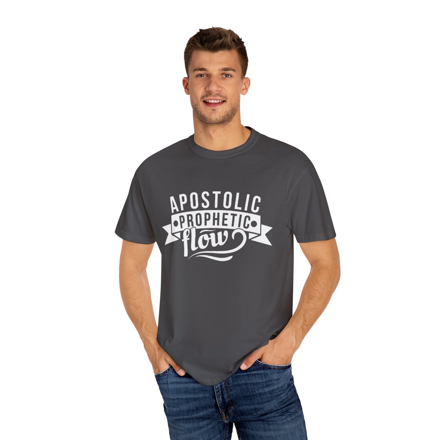 Unisex Spiritual T-Shirt, Apostolic Prophetic Flow Tee, Casual Faith-Based Shirt, Gift for Church Events, Unique Christian Apparel