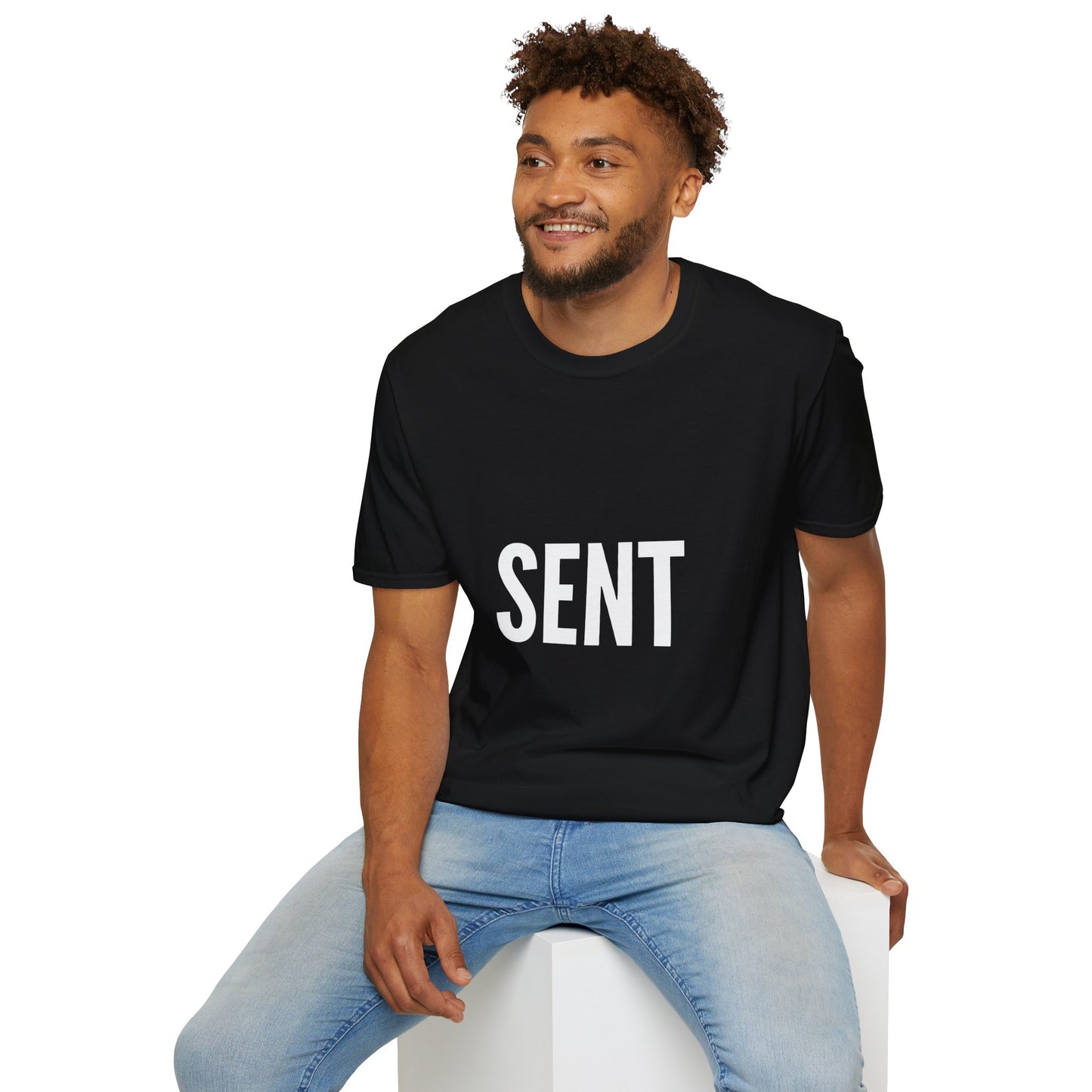 Sent - Unisex T-Shirt - Casual, Funny Gift, Minimalist Fashion, Birthday Present, Everyday Wear, Graphic Tee