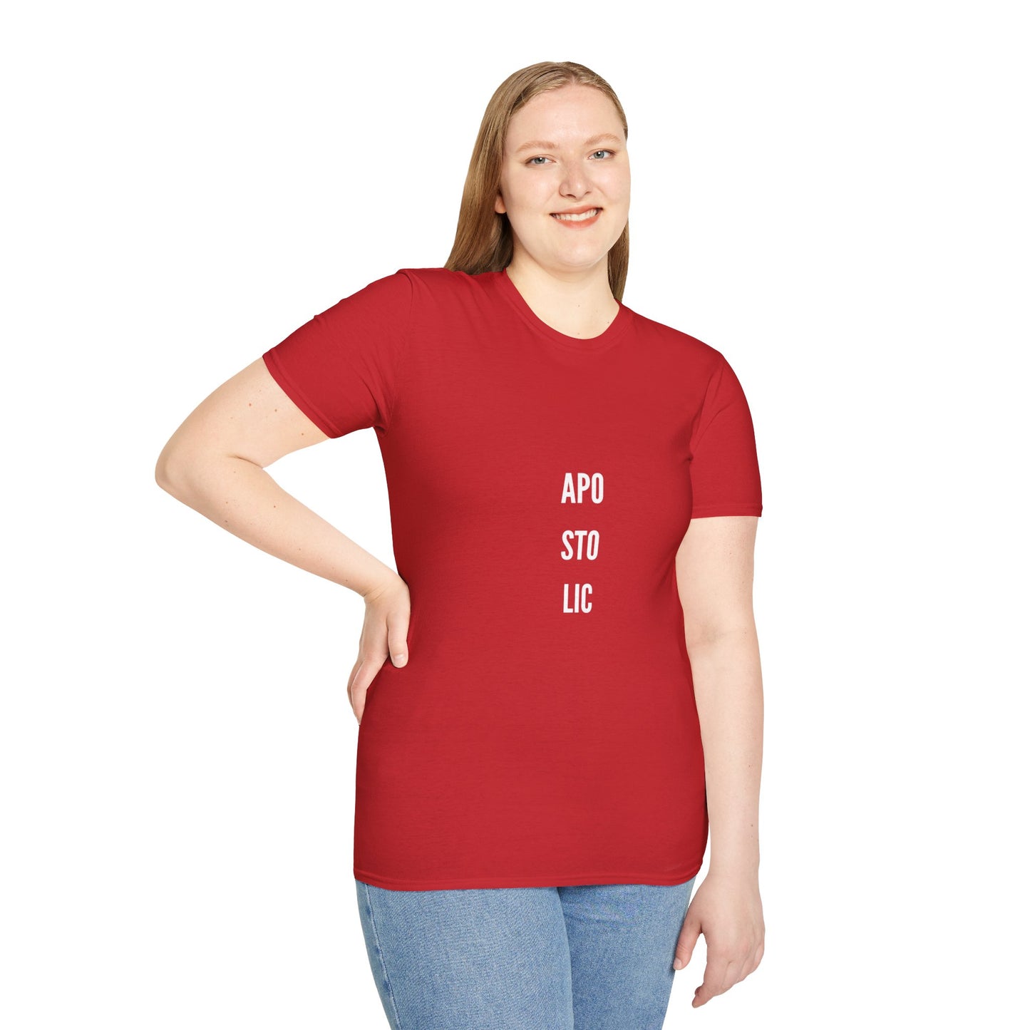 Unisex Statement T-Shirt: Apostolic Vibes, Casual Wear, Gift for Teens, Church Events, Everyday Comfort