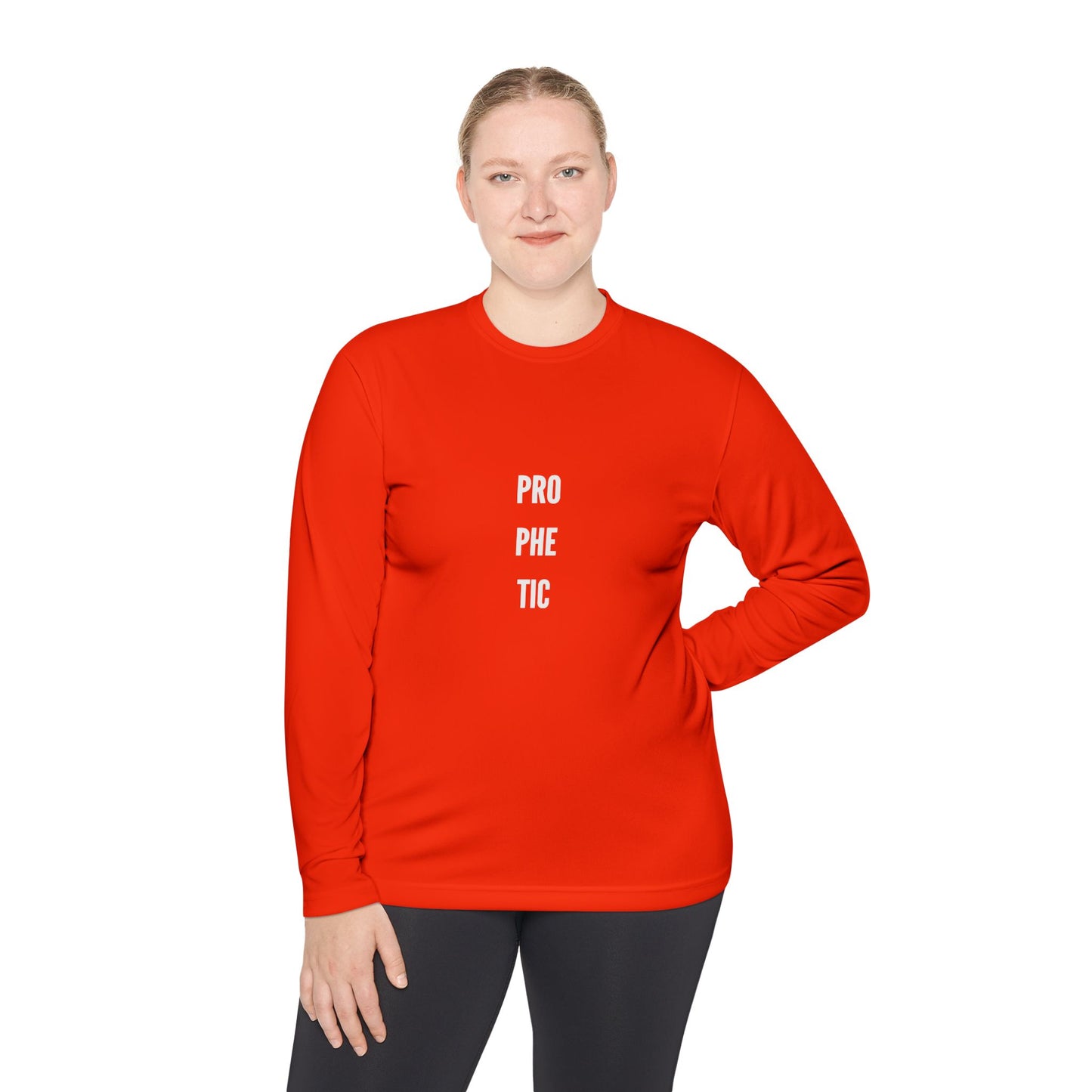 Prophetic- Unisex Lightweight Long Sleeve Tee - Protective Vibes, Casual Wear, Gift for Him & Her, Perfect for Every Season, Eco-friendly Fashion