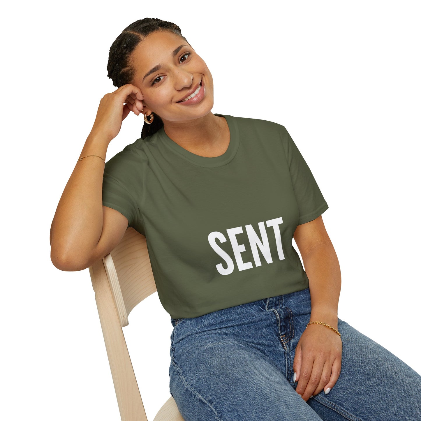 Sent - Unisex T-Shirt - Casual, Funny Gift, Minimalist Fashion, Birthday Present, Everyday Wear, Graphic Tee