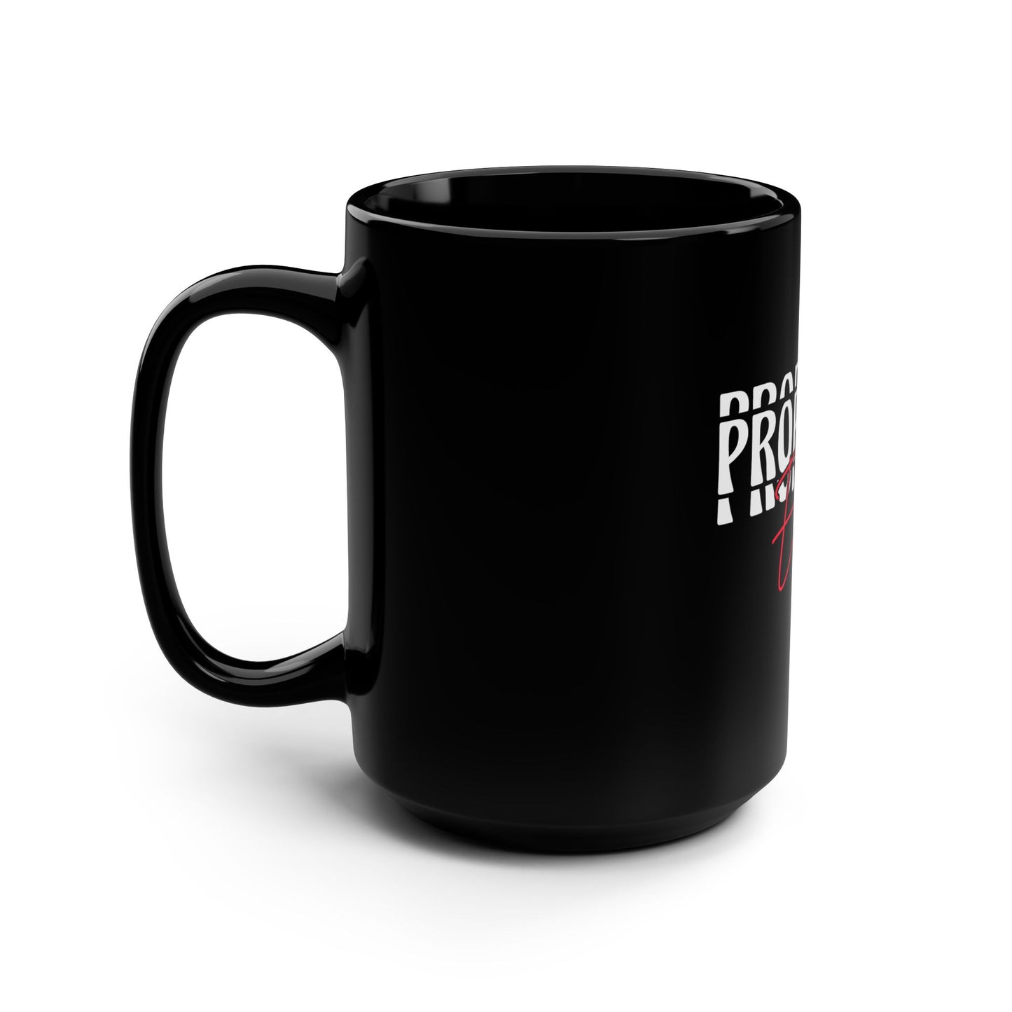Prophetic Eagle Black Mug, Spiritual Coffee Cup, Inspirational Gift for Dreamers, Motivational Tea Mug, Unique Home Decor