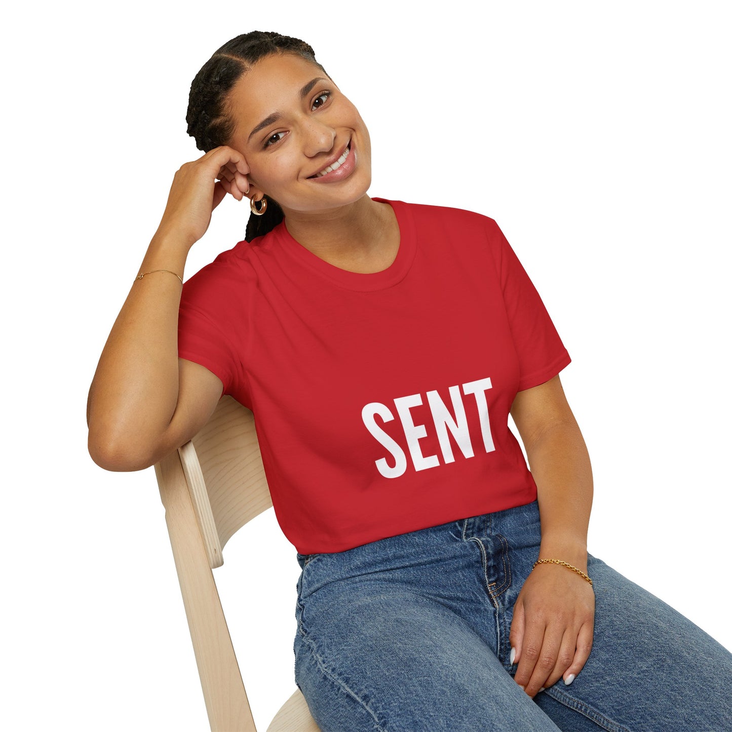 Sent - Unisex T-Shirt - Casual, Funny Gift, Minimalist Fashion, Birthday Present, Everyday Wear, Graphic Tee