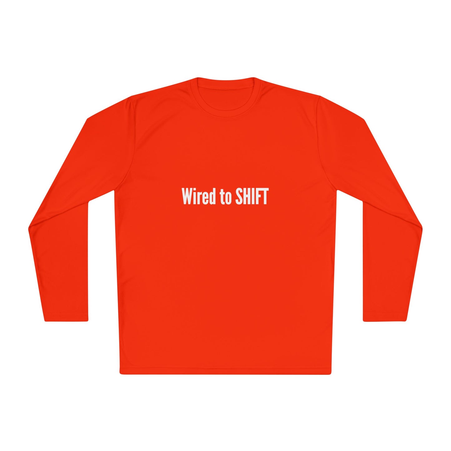 Wired to SHIFT Unisex Lightweight Long Sleeve Tee | Casual Wear, Gift for Teammates, Motivational Apparel, Fall Fashion, Everyday Comfort
