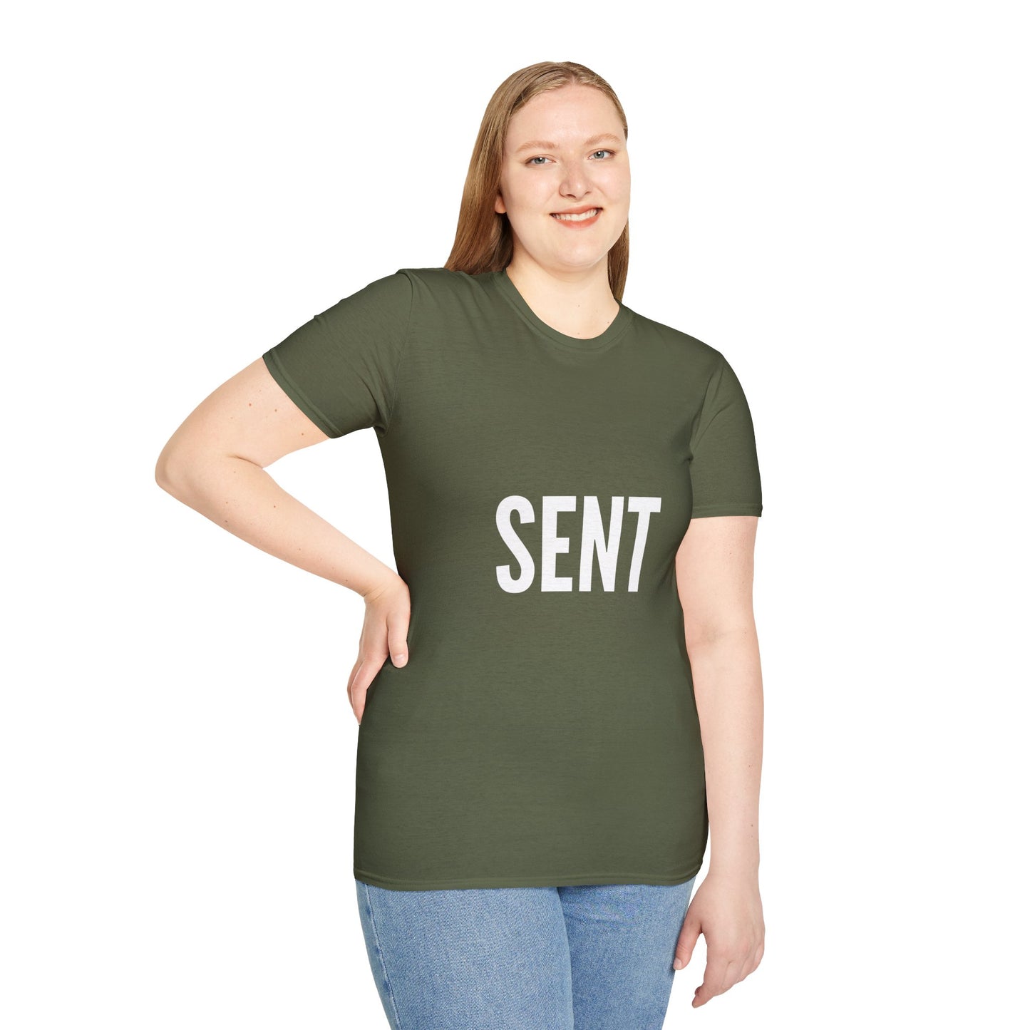 Sent - Unisex T-Shirt - Casual, Funny Gift, Minimalist Fashion, Birthday Present, Everyday Wear, Graphic Tee