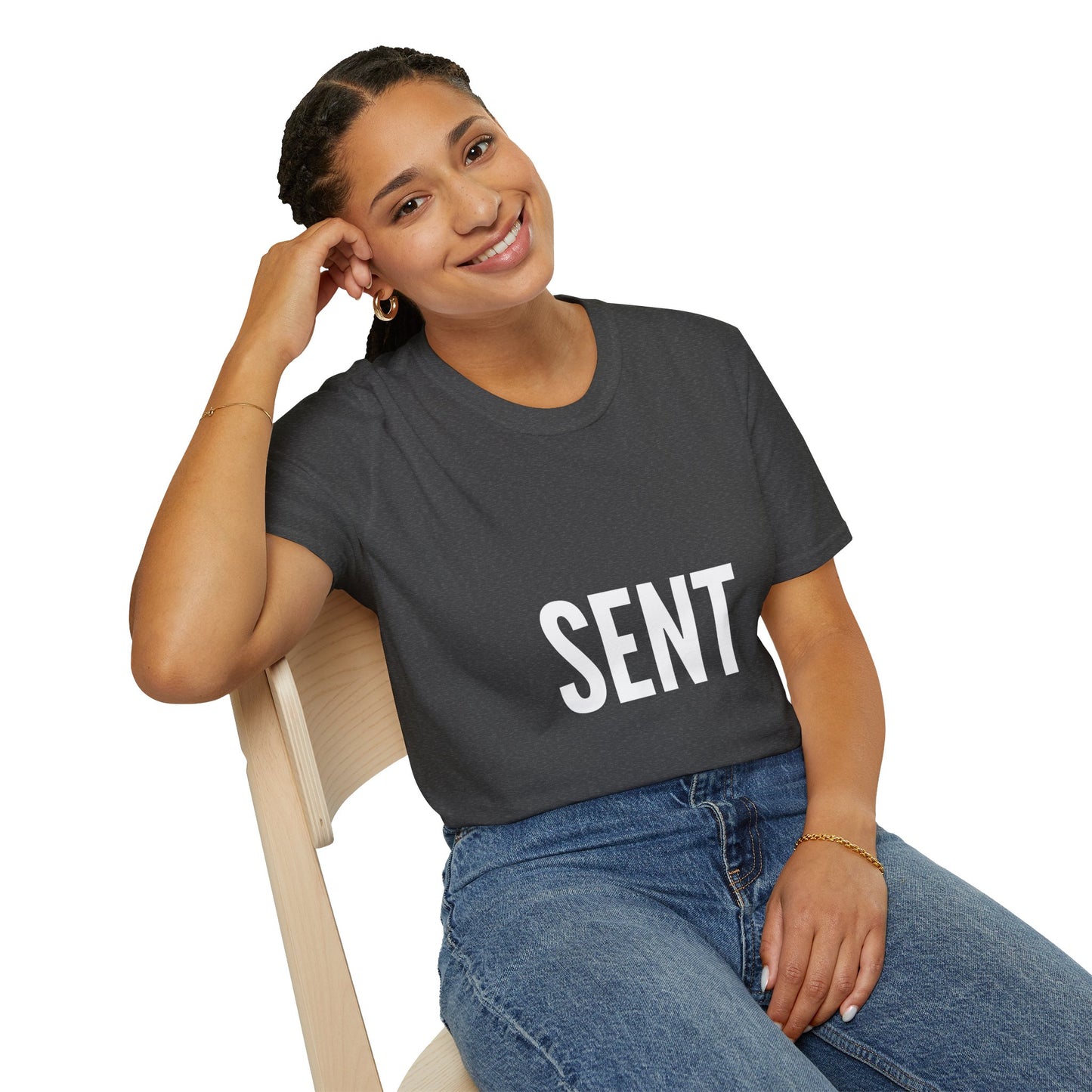 Sent - Unisex T-Shirt - Casual, Funny Gift, Minimalist Fashion, Birthday Present, Everyday Wear, Graphic Tee