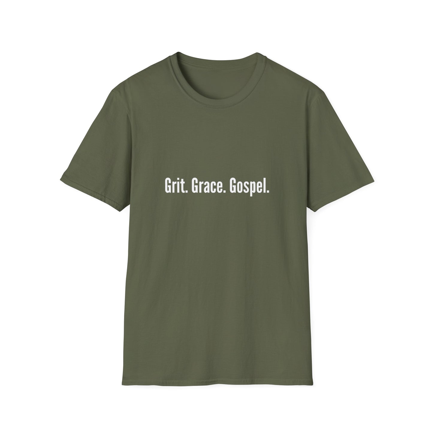Grit. Grace. Gospel. Unisex Softstyle T-Shirt - Inspirational Tee for Everyday Wear, Faith-Based Gift, Casual Style, Comfortable Top, [...]