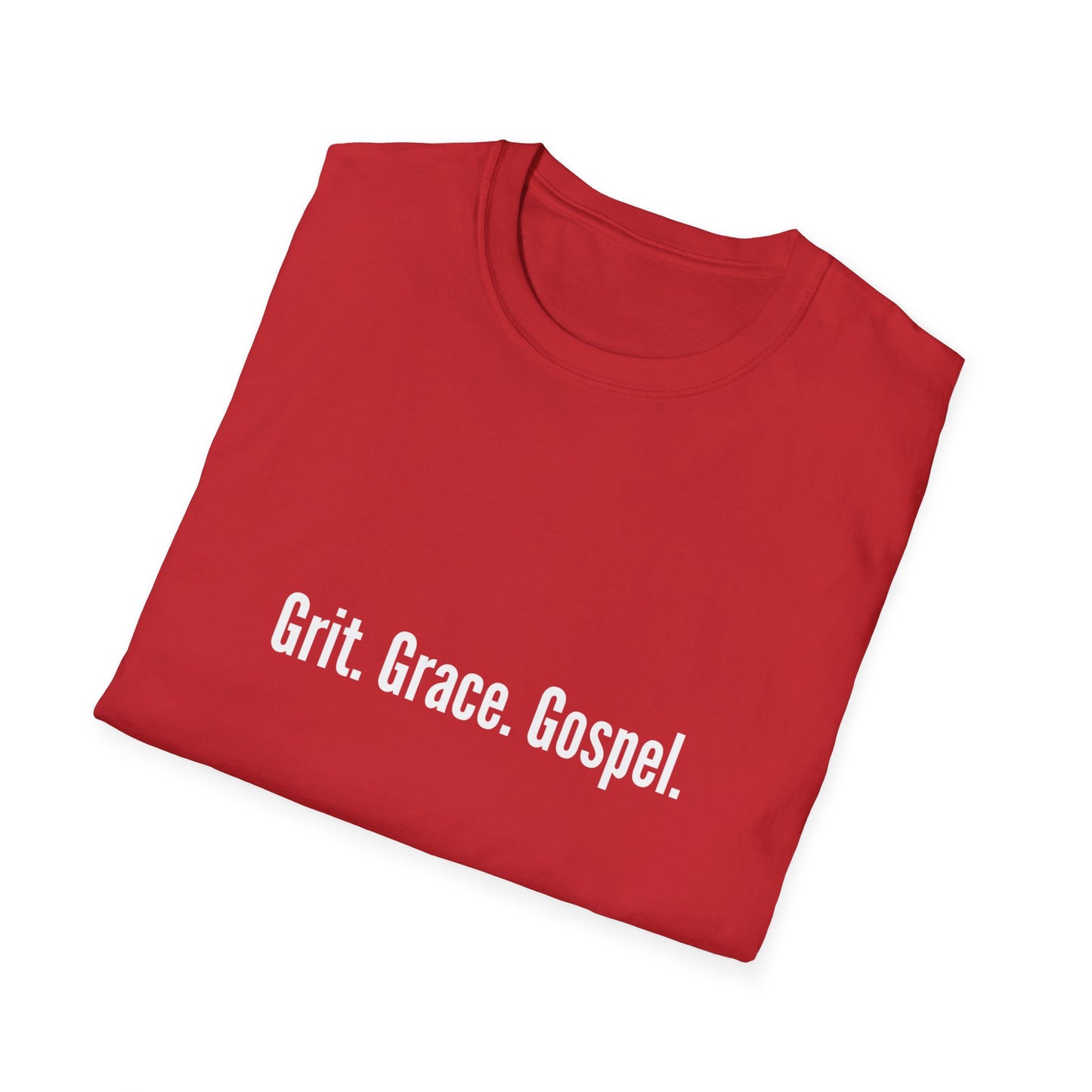 Grit. Grace. Gospel. Unisex Softstyle T-Shirt - Inspirational Tee for Everyday Wear, Faith-Based Gift, Casual Style, Comfortable Top, [...]