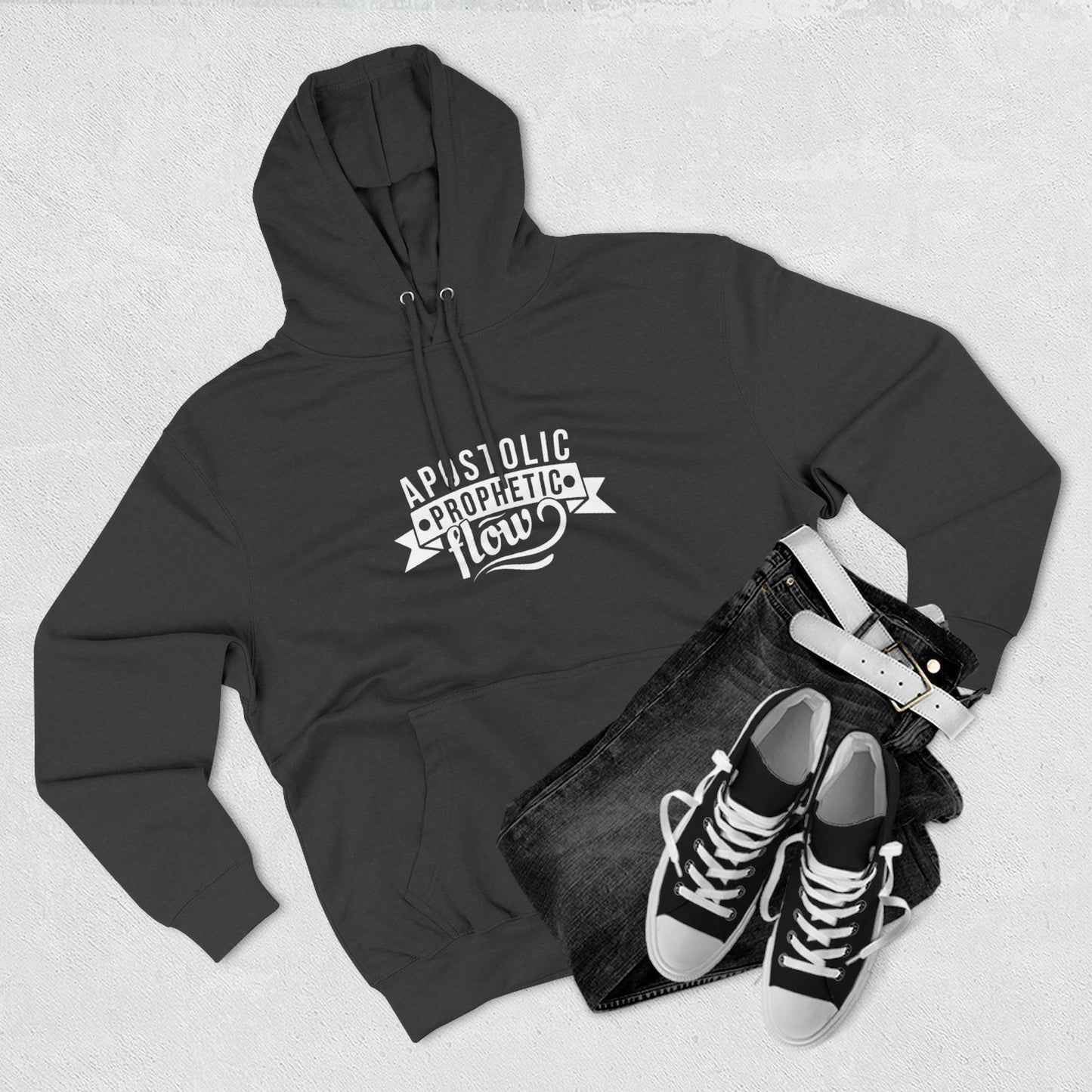 Apostolic Prophetic Flow Hoodie - Cozy Fleece Pullover, Gift for Christians, Spiritual Apparel, Casual Wear, Perfect for Church [...]