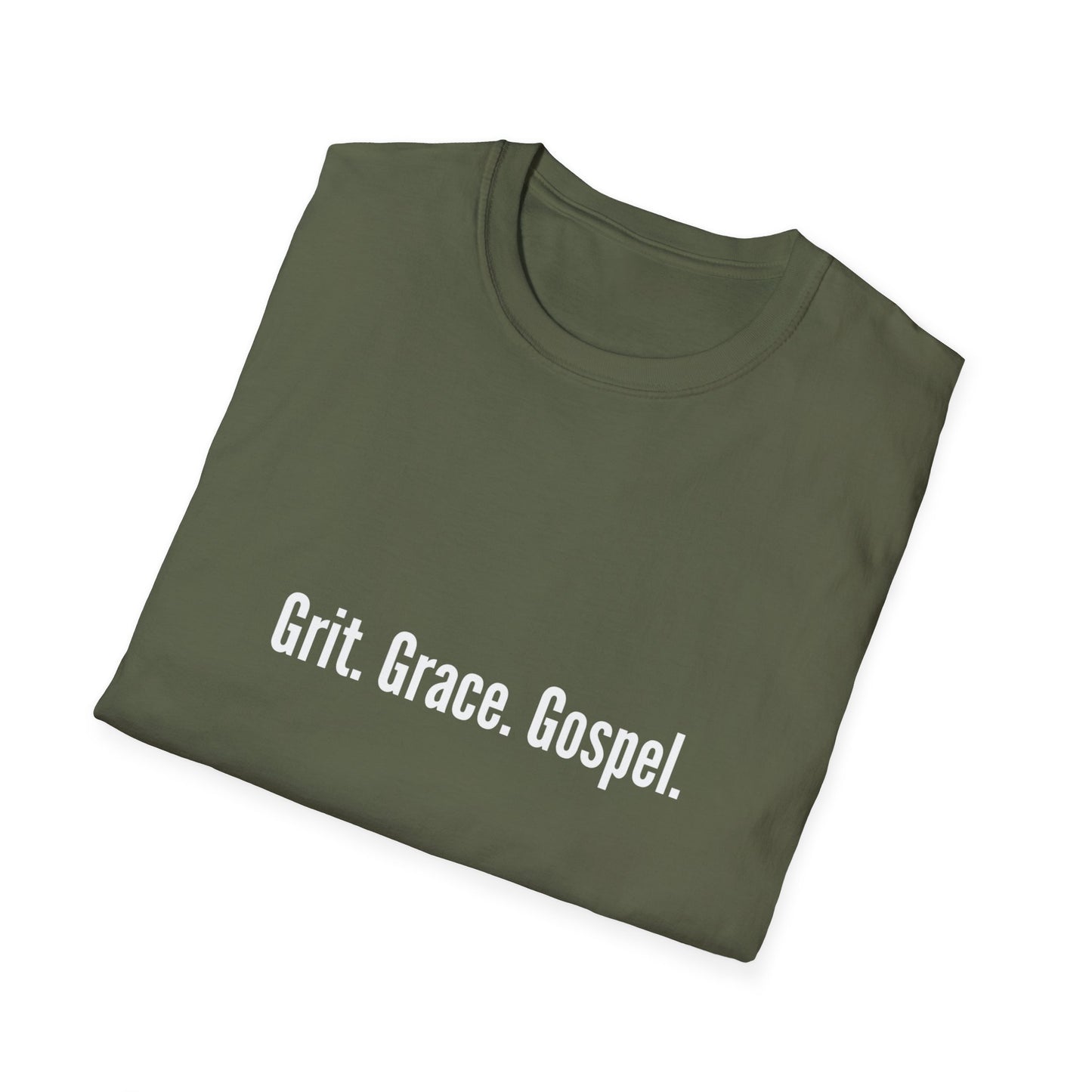 Grit. Grace. Gospel. Unisex Softstyle T-Shirt - Inspirational Tee for Everyday Wear, Faith-Based Gift, Casual Style, Comfortable Top, [...]