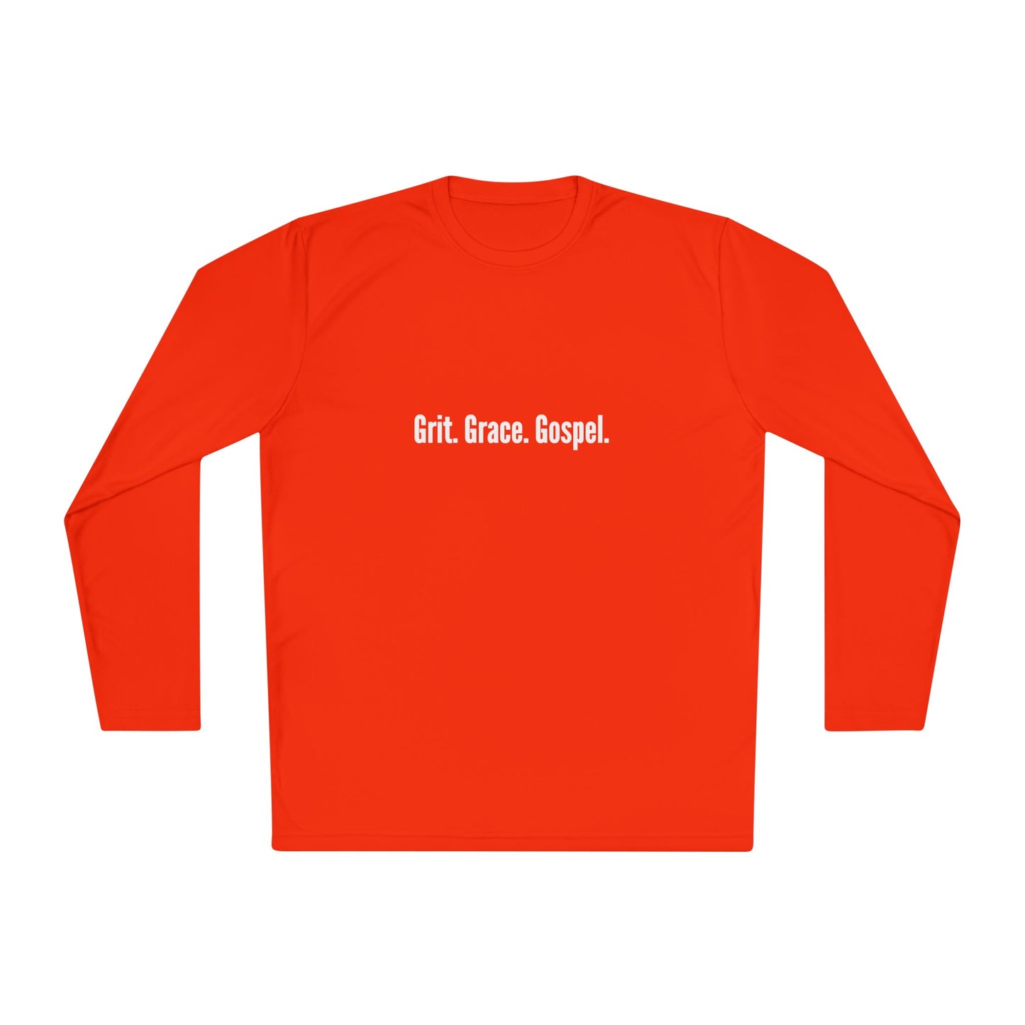 Unisex Lightweight Long Sleeve Tee - Grit. Grace. Gospel. Cozy Casual Wear, Thoughtful Gift, Daily Inspiration, Stylish Layer, [...]