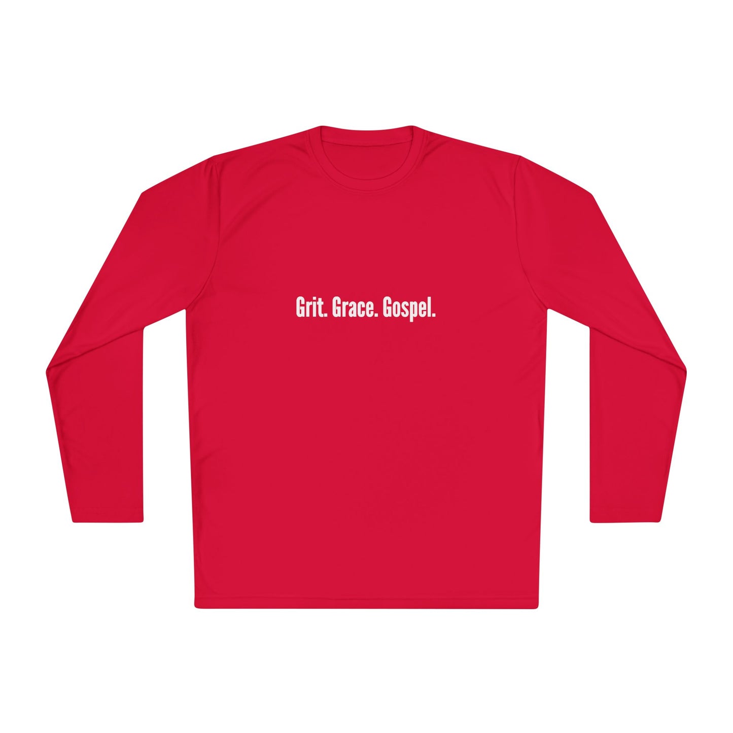 Unisex Lightweight Long Sleeve Tee - Grit. Grace. Gospel. Cozy Casual Wear, Thoughtful Gift, Daily Inspiration, Stylish Layer, [...]