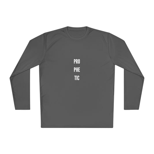 Prophetic- Unisex Lightweight Long Sleeve Tee - Protective Vibes, Casual Wear, Gift for Him & Her, Perfect for Every Season, Eco-friendly Fashion